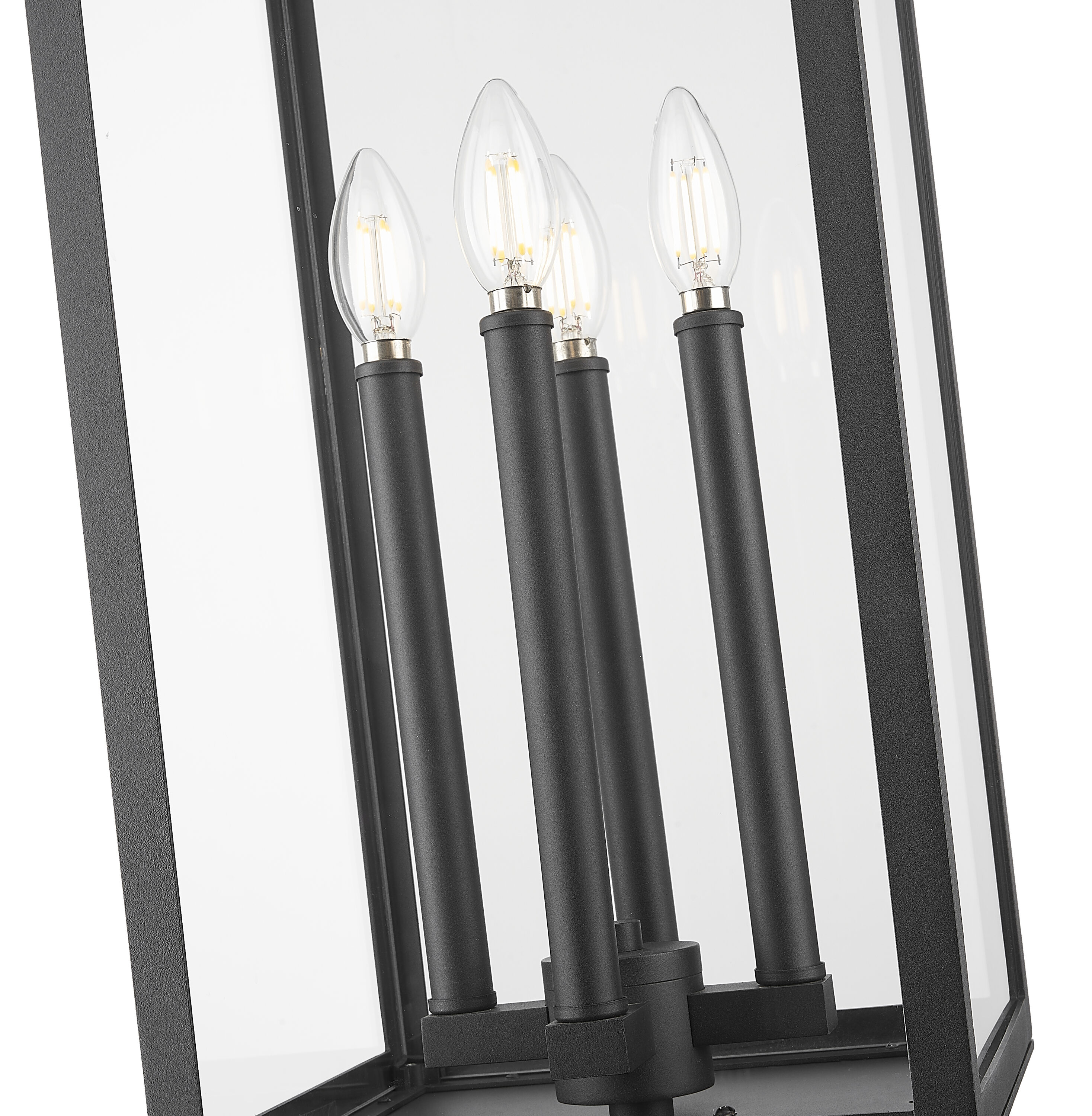 Z-Lite 5018PHBR-533PM-BK Complete-Post-Lights - View #6