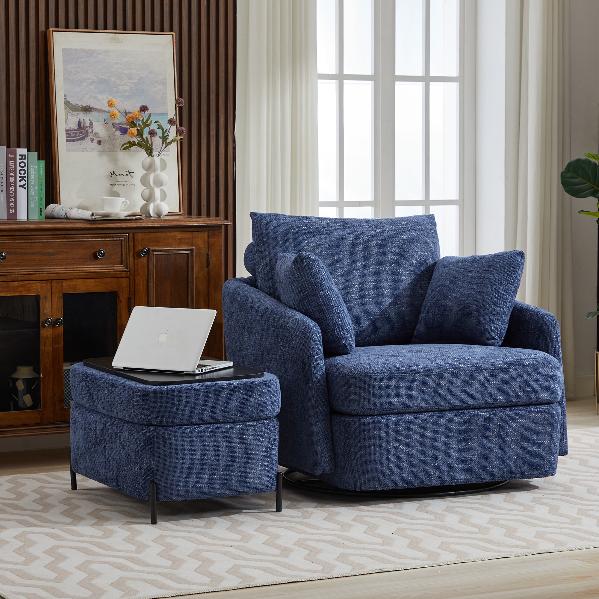Aortzio HM-A1082-NAVY chairs - View #6