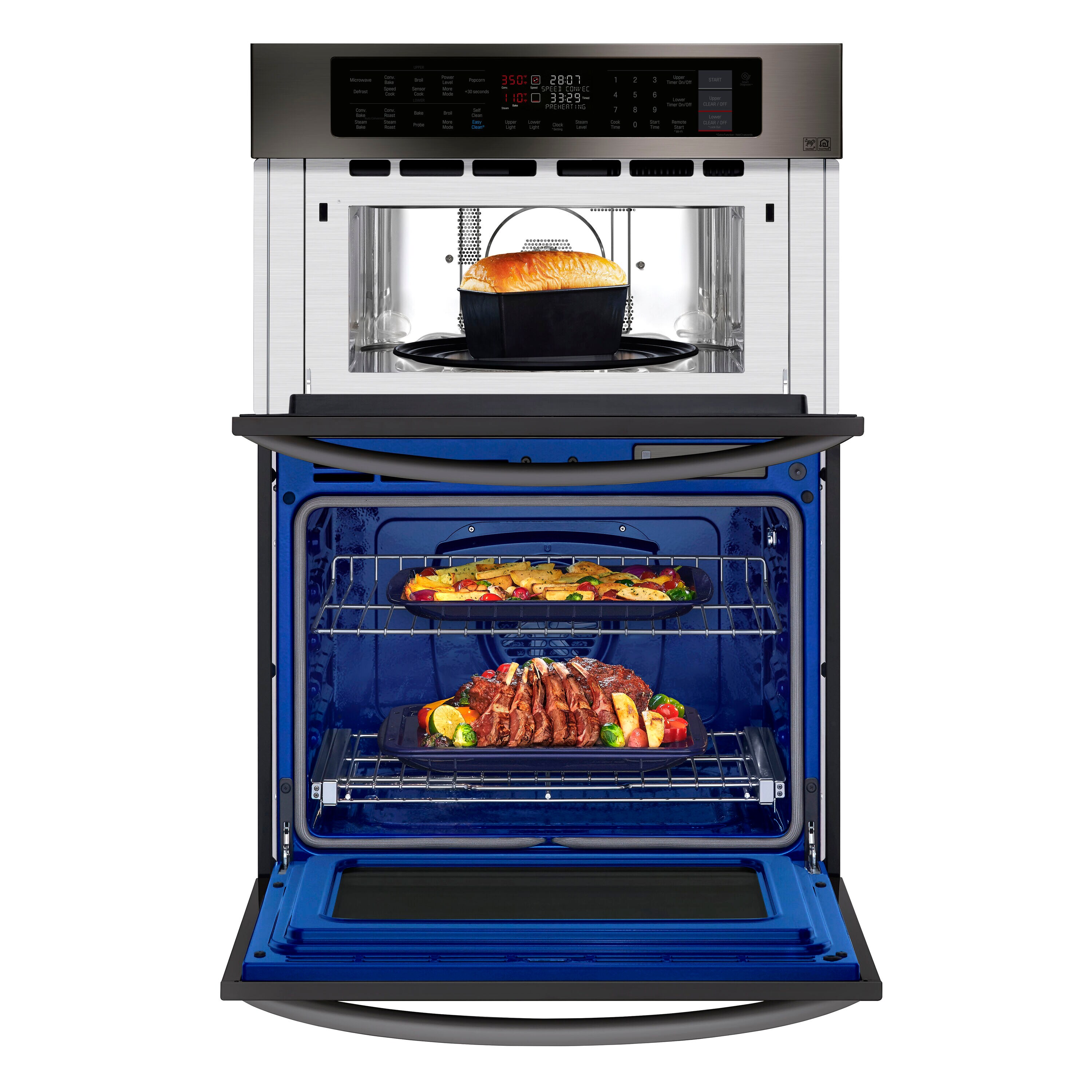 Lg double wall oven lwc3063 reviews sales