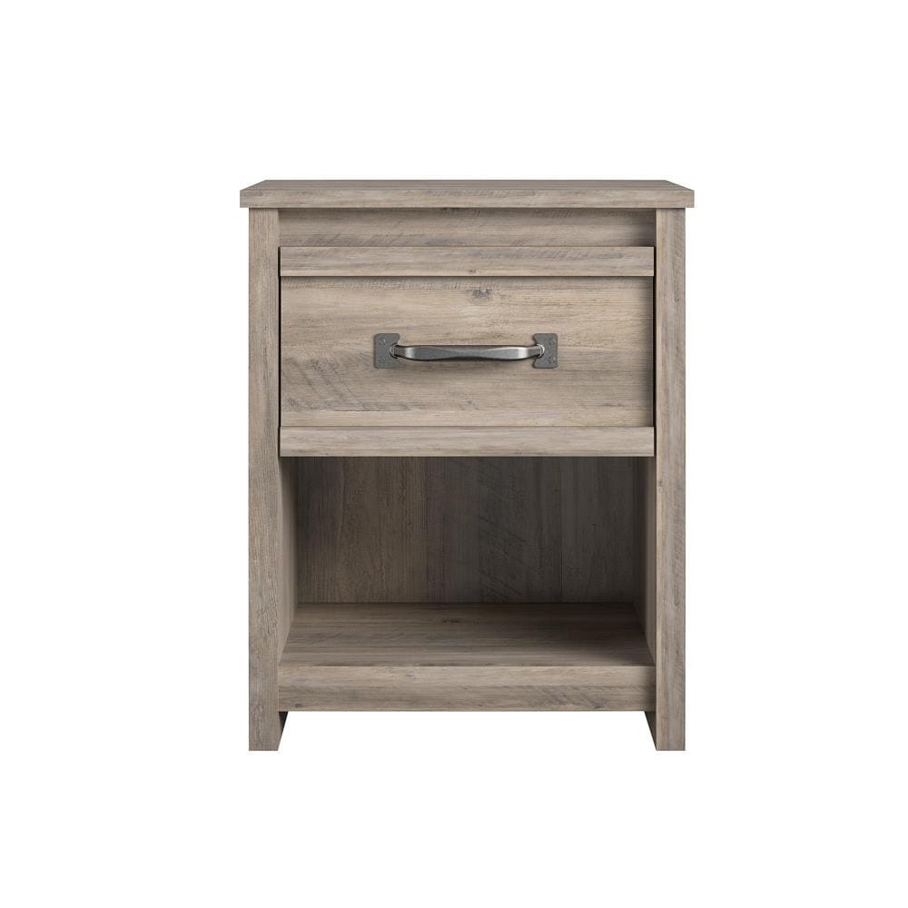 Ameriwood Home 5953216COM Willow Nightstand Espresso/White 