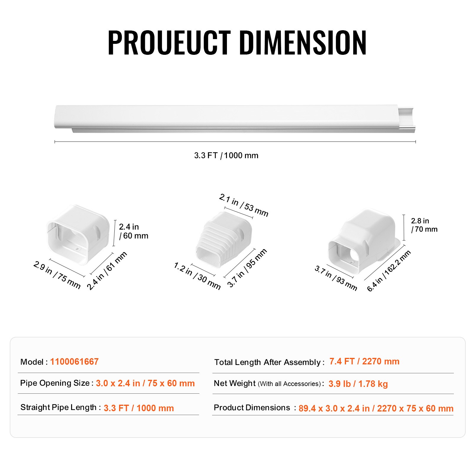 VEVOR SCBSKSQFTSKD05586V0 Air-Conditioner-Parts - View #7