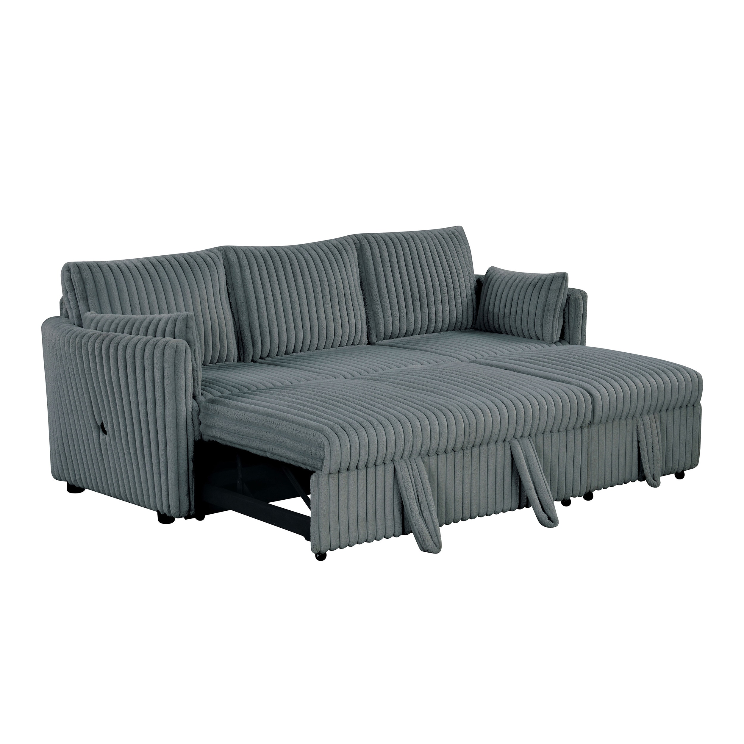 Furniture of America IDFSL64002DG-SF Sofas-Loveseats - View #3