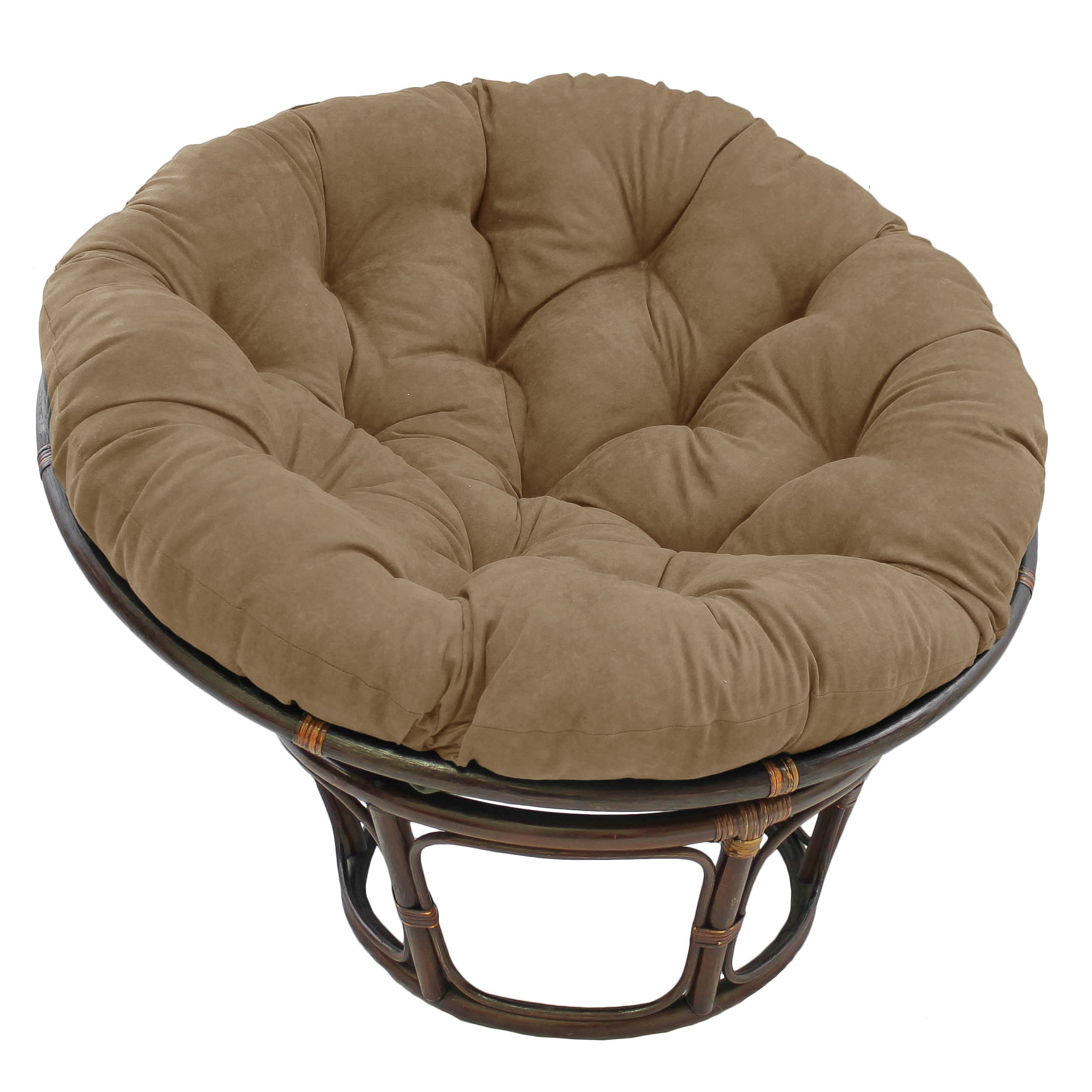  Better Homes & Gardens Papasan Chair with Fabric Cushion  (White) : Patio, Lawn & Garden