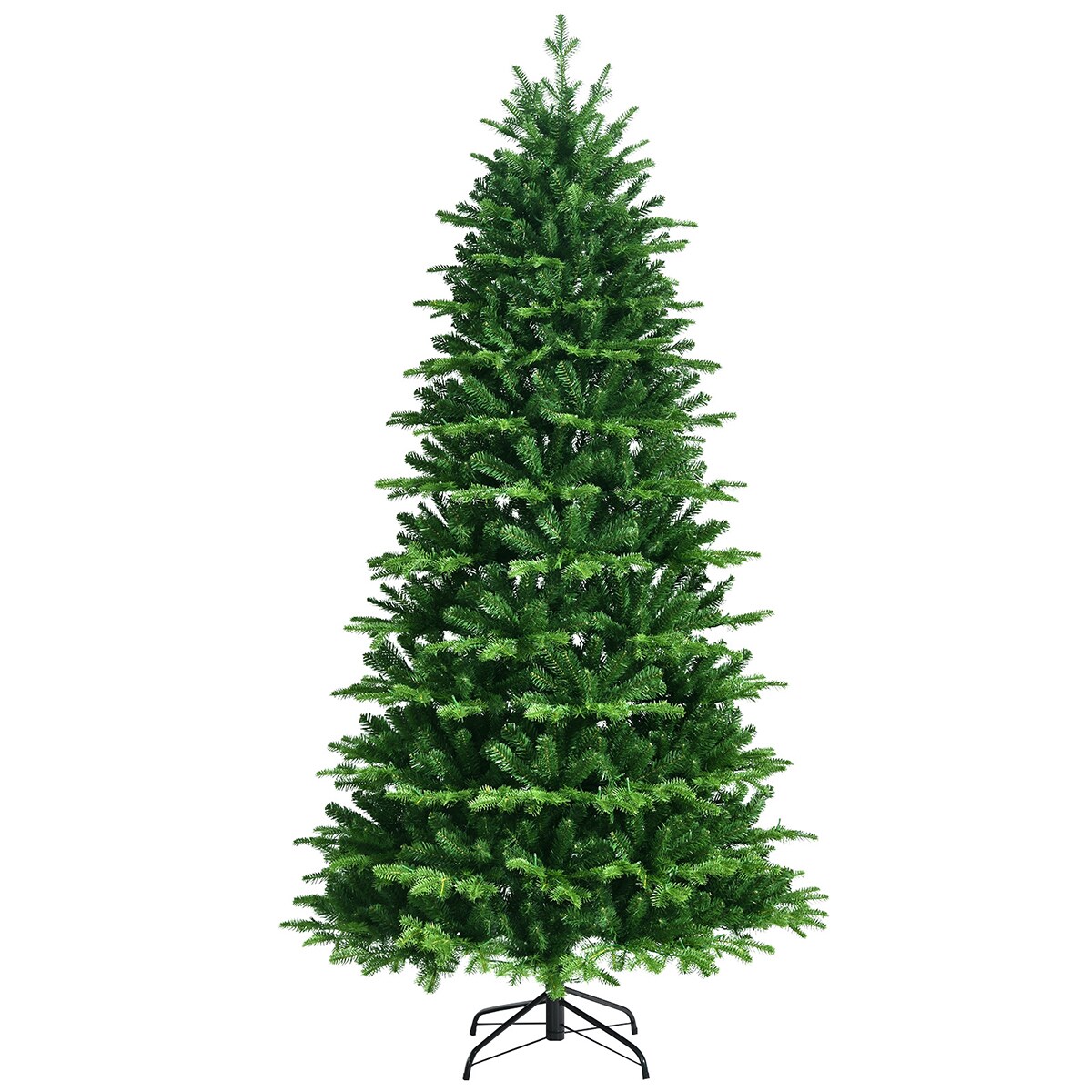 Wellfor 6-ft Pre-lit Artificial Christmas Tree With White Led Lights Cm 