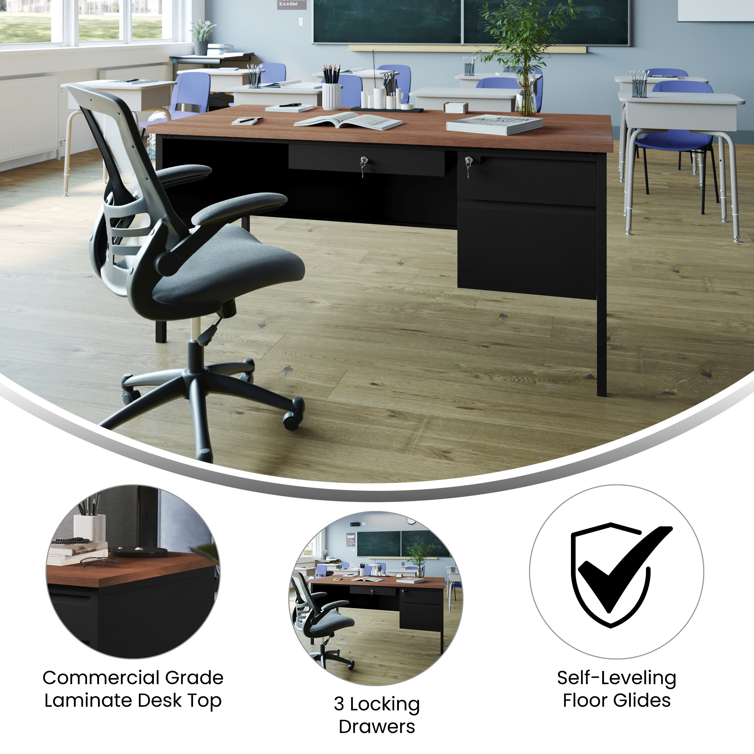 Flash Furniture 196861040382 desks - View #3