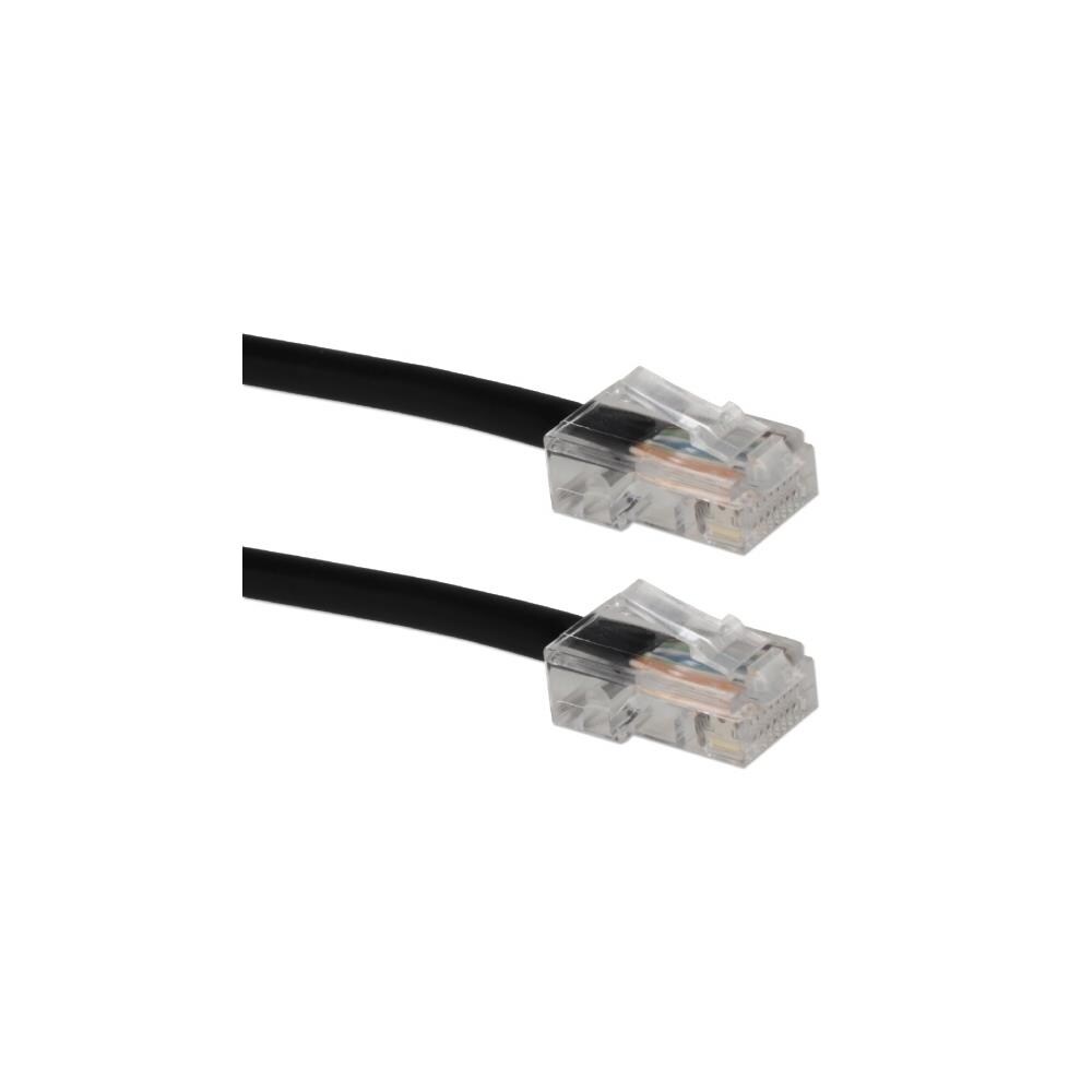 QVS QVS CC712E-200BK 200 ft. 350MHz CAT5e Flexible Black Patch Cord at ...