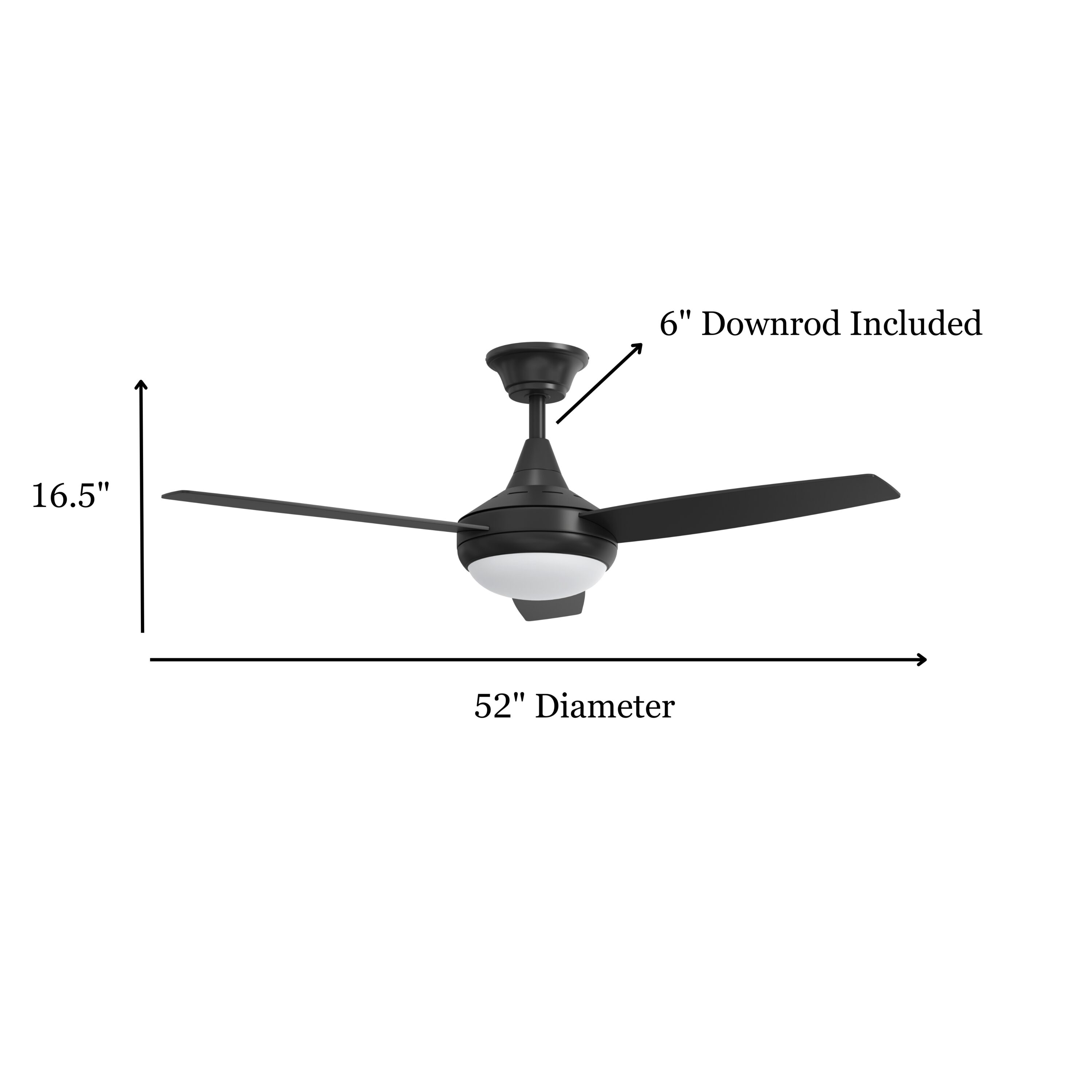 Harbor Breeze TG52MBK3D1RC Ceiling-Fans - View #11