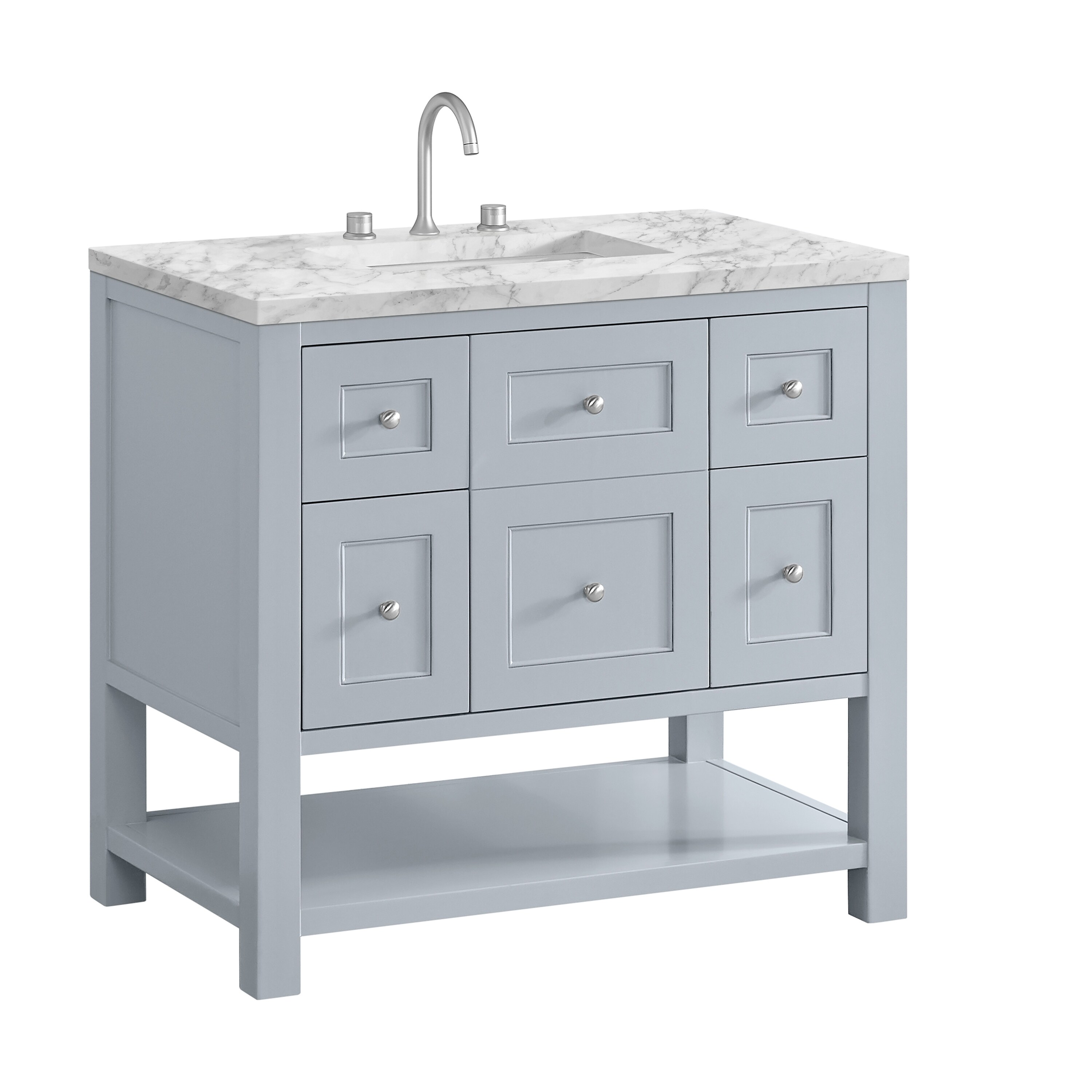 James Martin Vanities 330-V36-SRB-3CAR Bath-Vanity-Combo - View #9