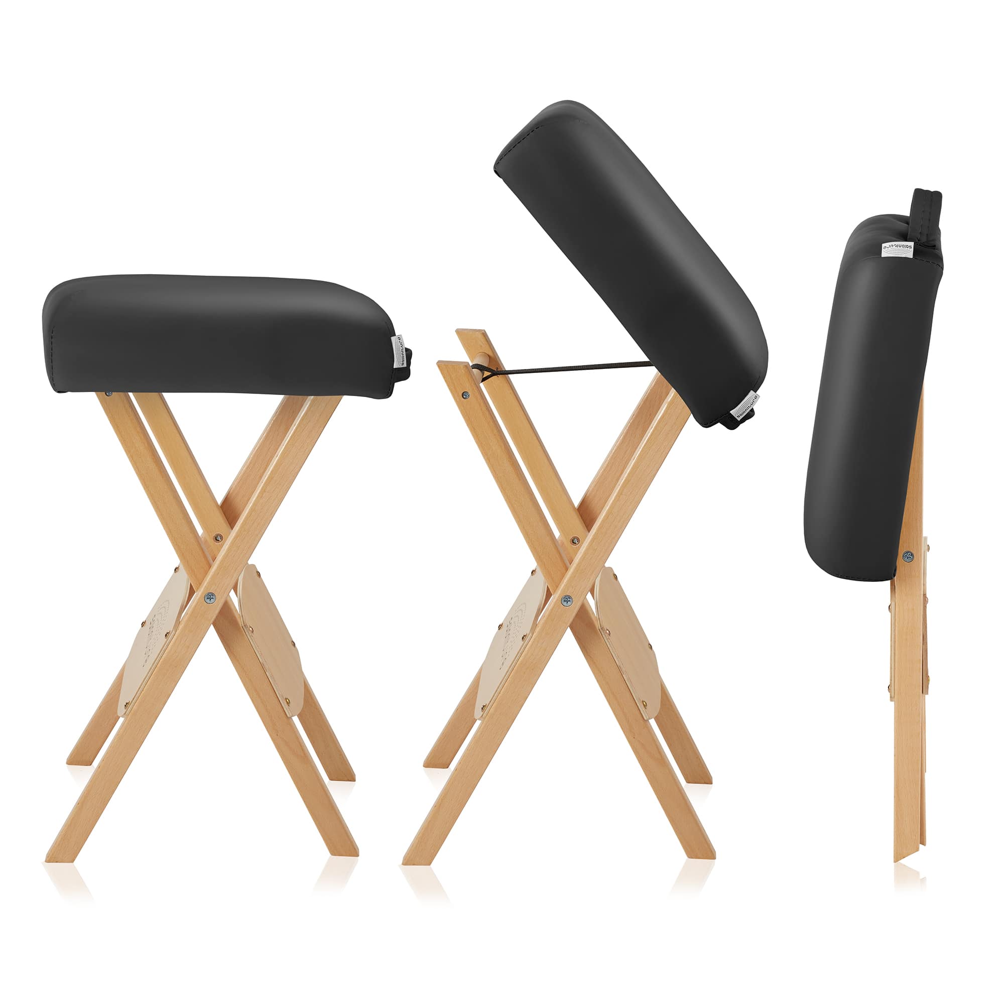 Saloniture SAL-STOOL-717-BLK Office-Chairs - View #4
