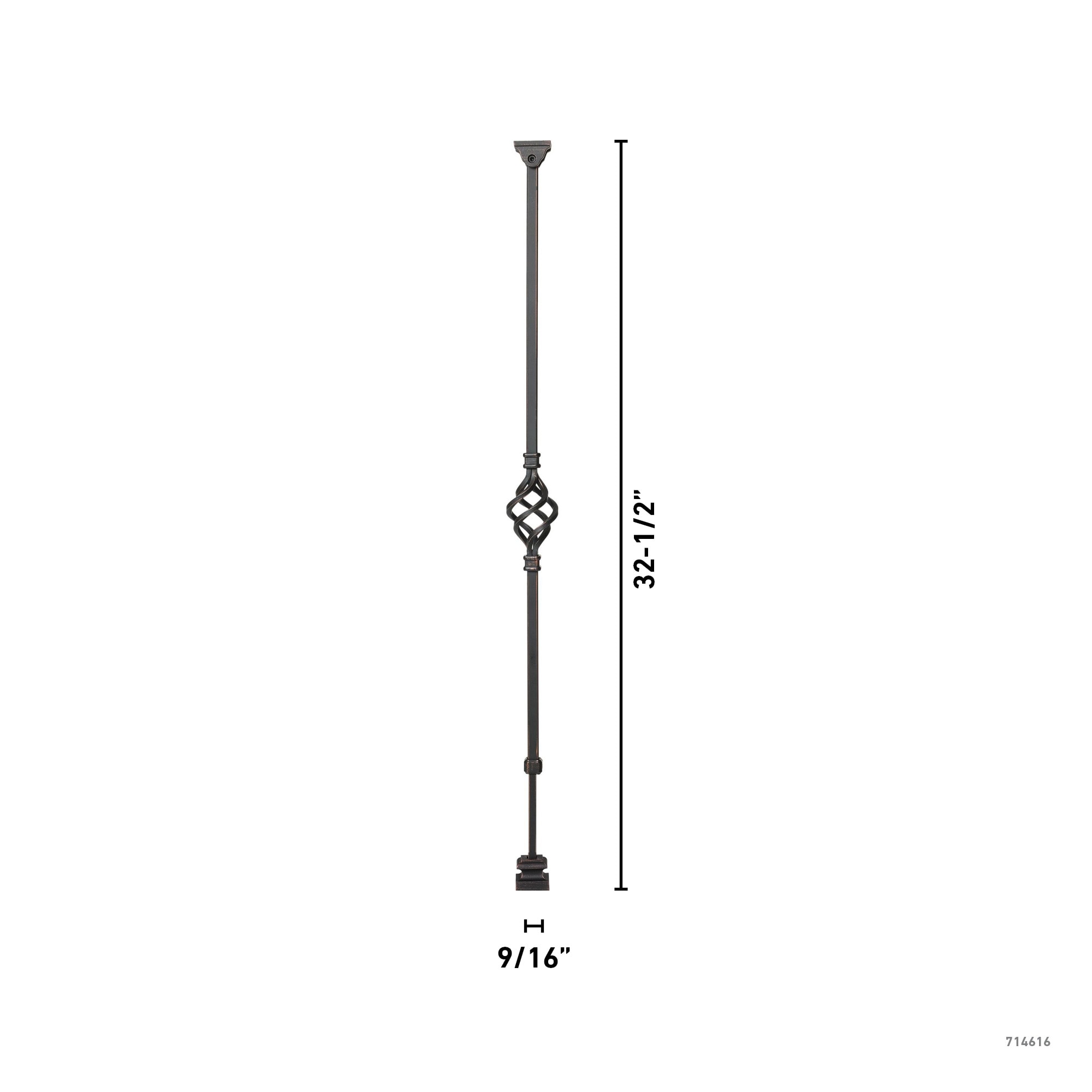 Ole' Iron Slides ISBAS-ORC Interior-Stairpart-Balusters - View #4
