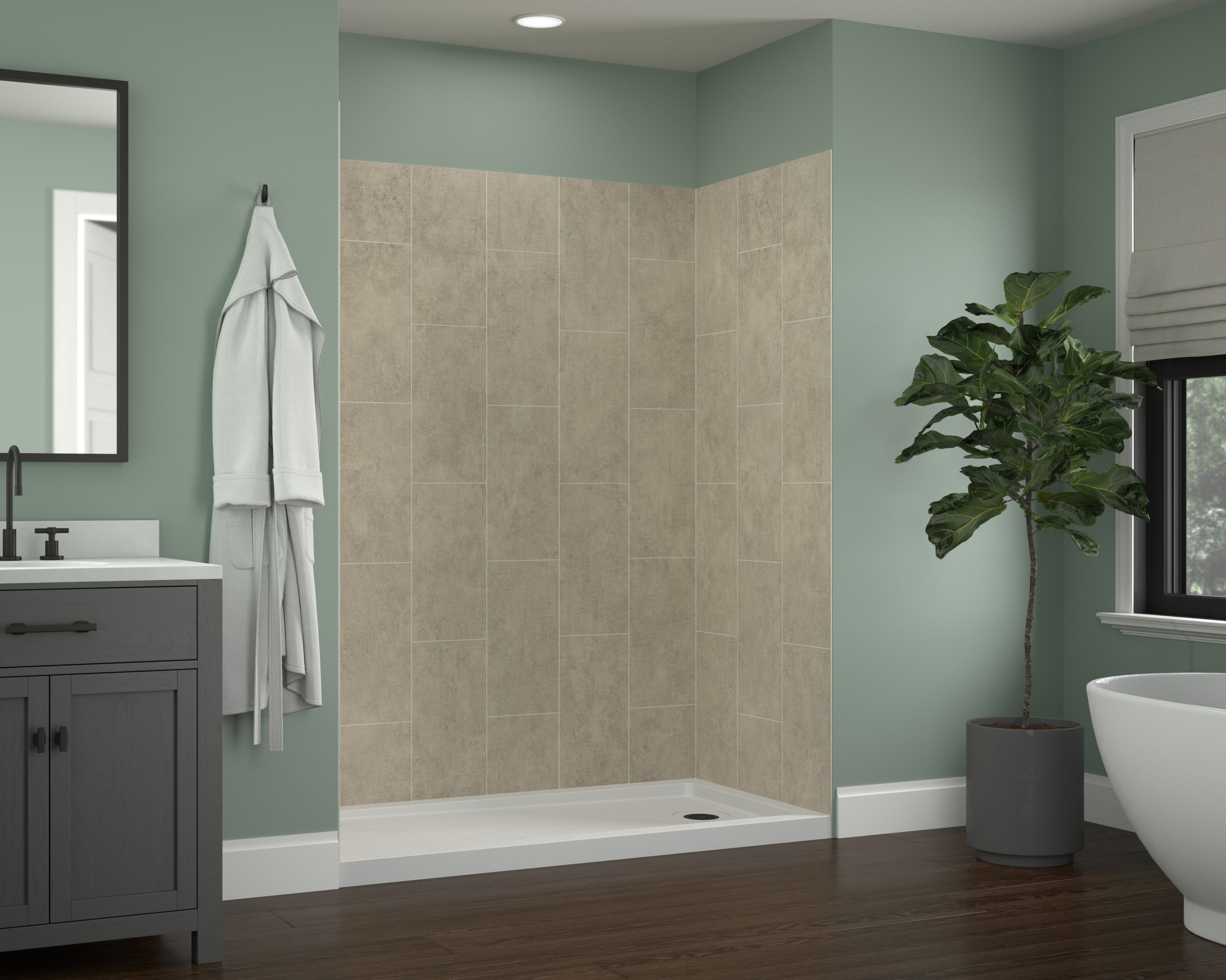 CRAFT + MAIN GFS603278-SH Shower-Wall-Surrounds - View #3