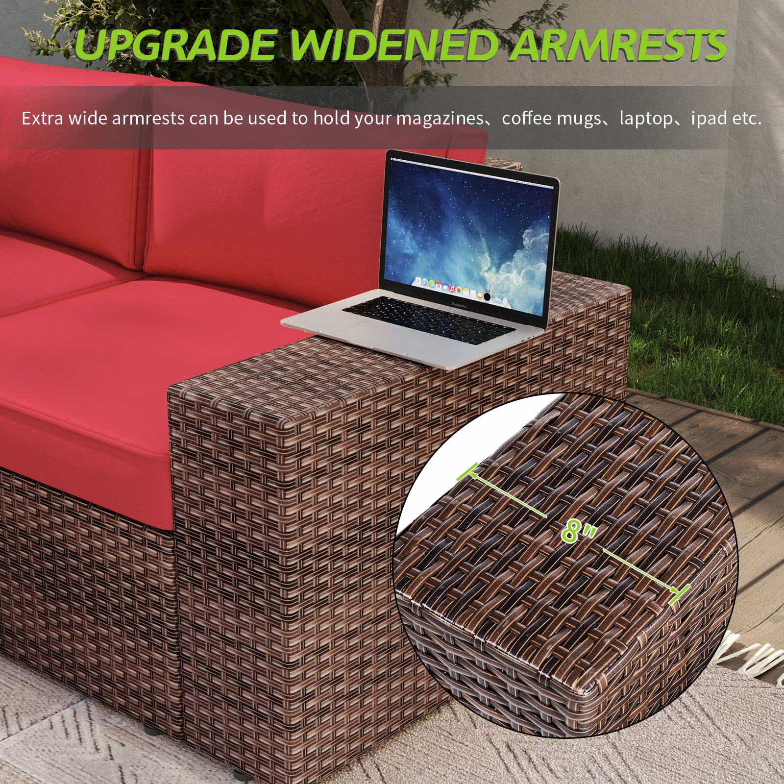 AOXUN LS-039RDAB Patio-Conversation-Sets - View #4