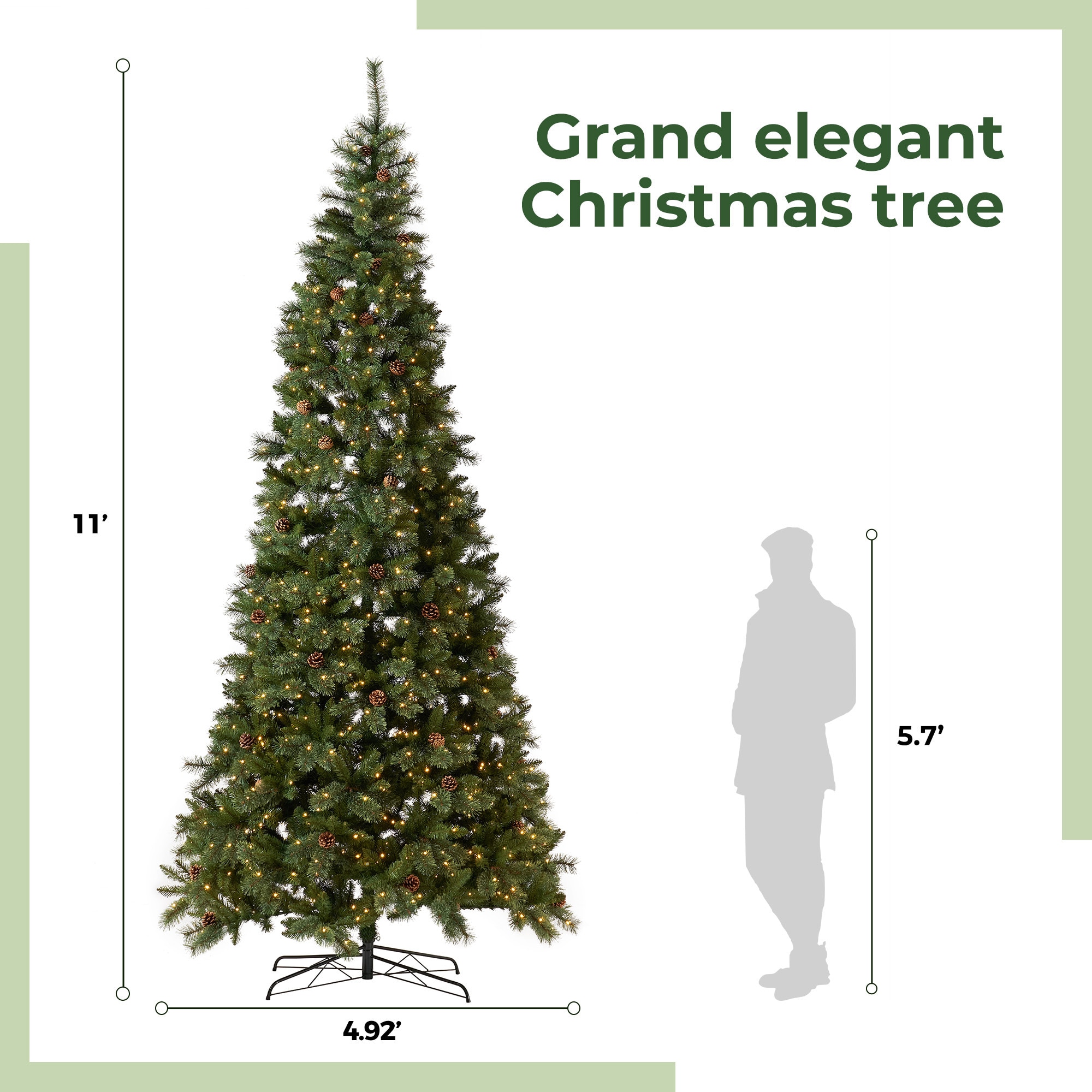 Nearly Natural T4538 Artificial-Christmas-Trees - View #6