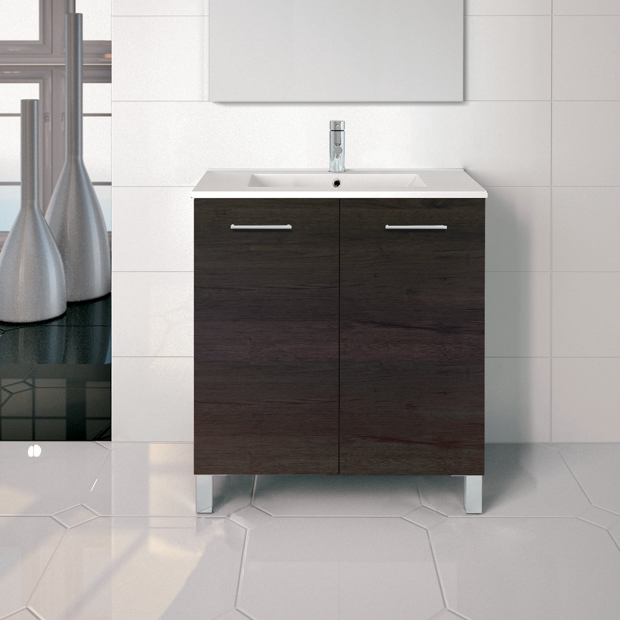 WS Bath Collections LOGIC 60 WE Bath-Vanity-Combo - View #4