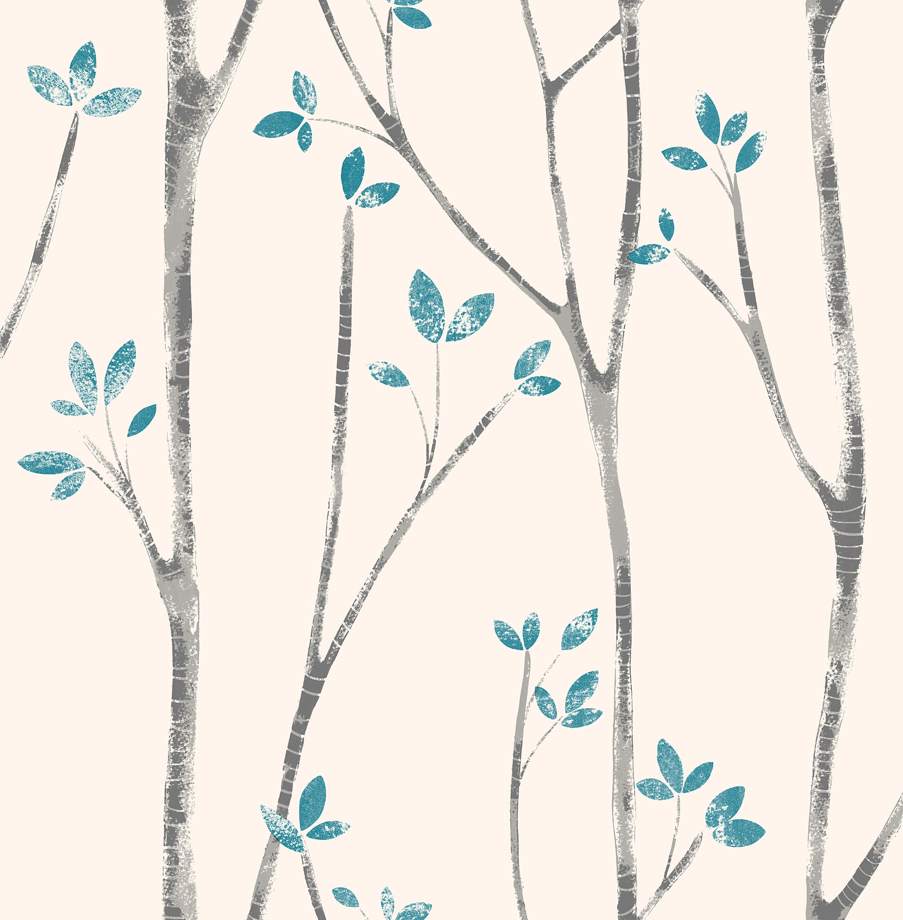 Brewster UW24777 Urban Walls 56.4000-sq ft Blue Non-woven Ivy/Vines Unpasted Wallpaper