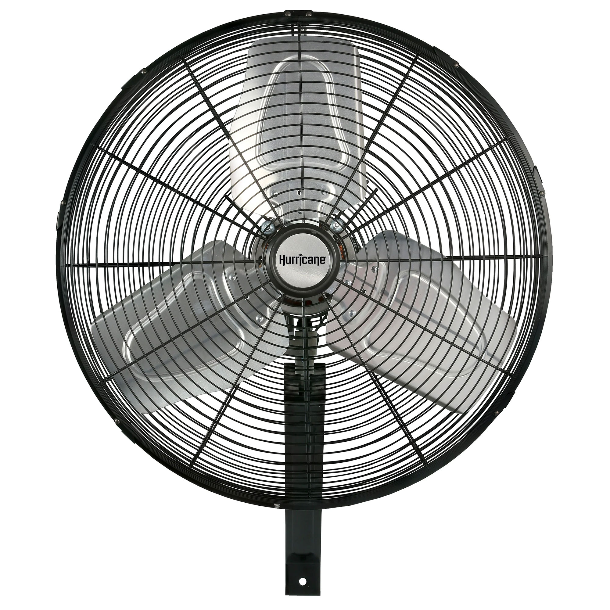 Hurricane 326936 20-Inches Oscillation Indoor Black Wall Mounted Fan