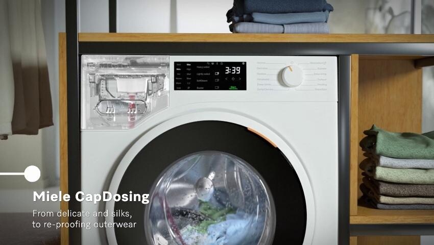 レビュー高評価のおせち贈り物 Miele W1 Series TwinDos 2.26-cu ft High Efficiency Stackable 洗濯機