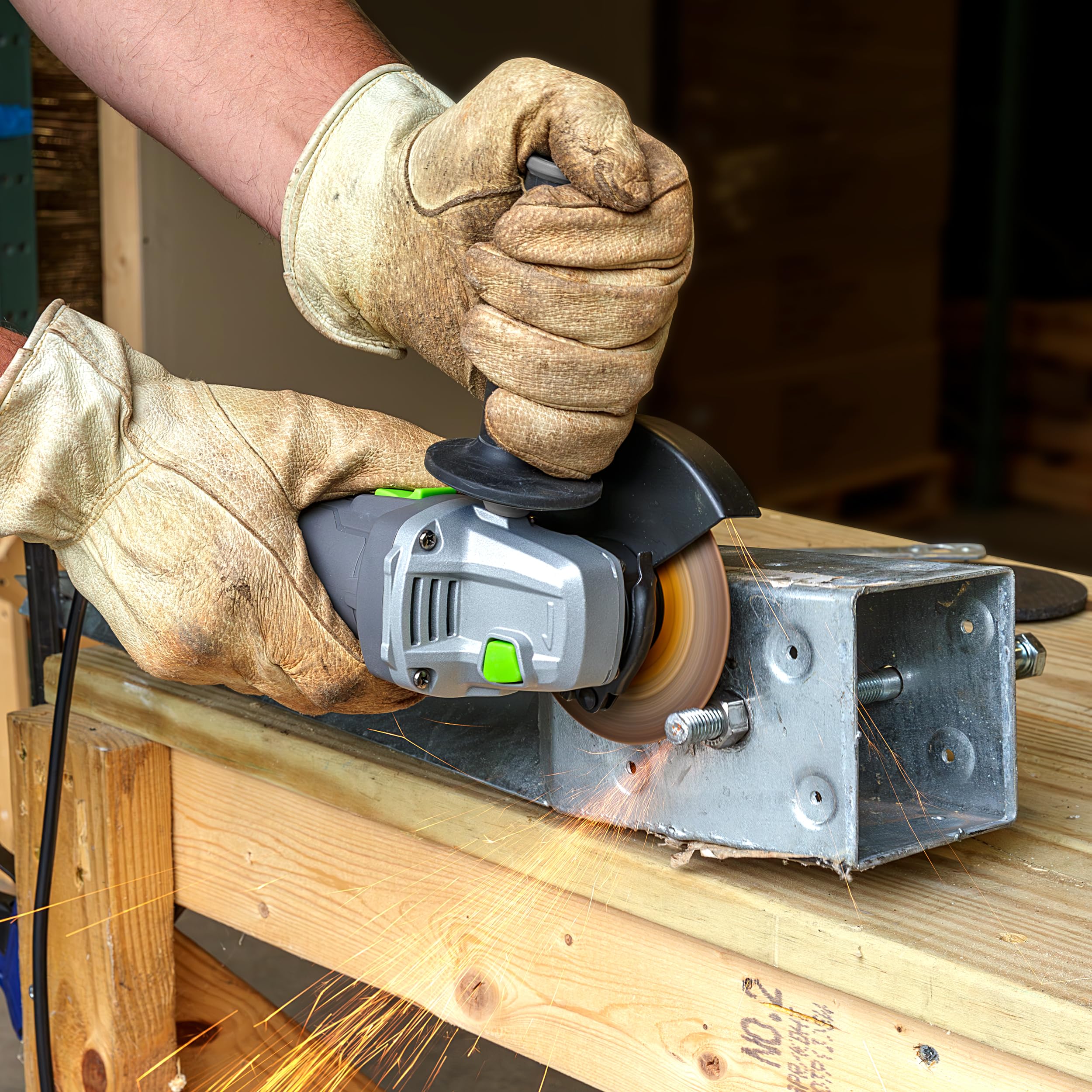 Genesis GAG745 4.5 in. 7A Corded Angle Grinder with Tool-less