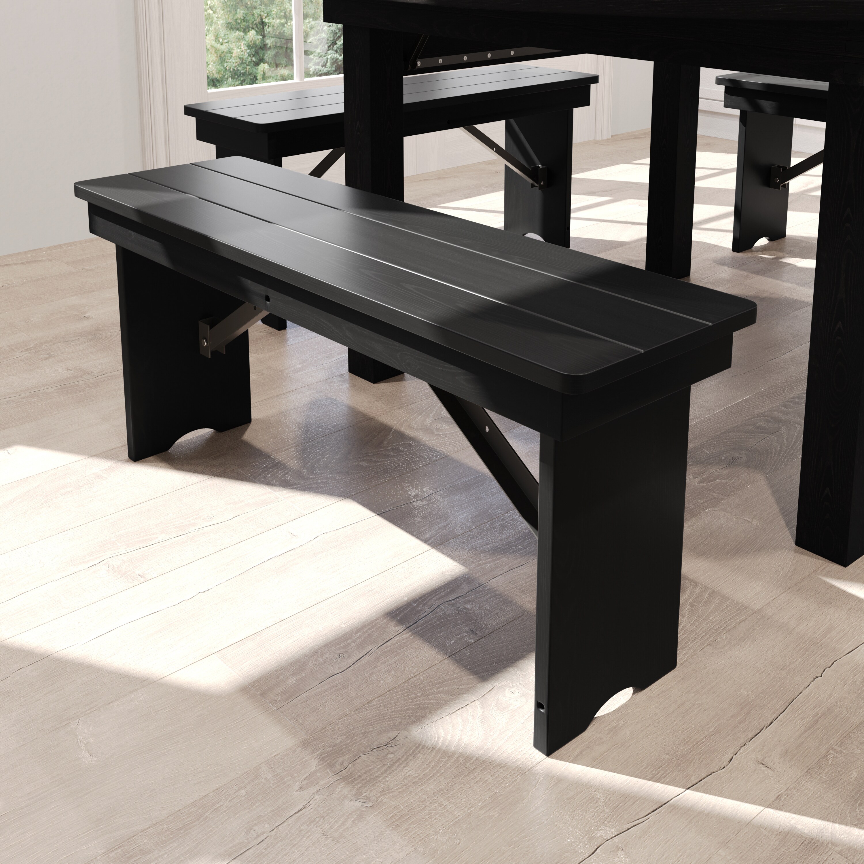 Flash Furniture 196861180293 Dining-Benches - View #6