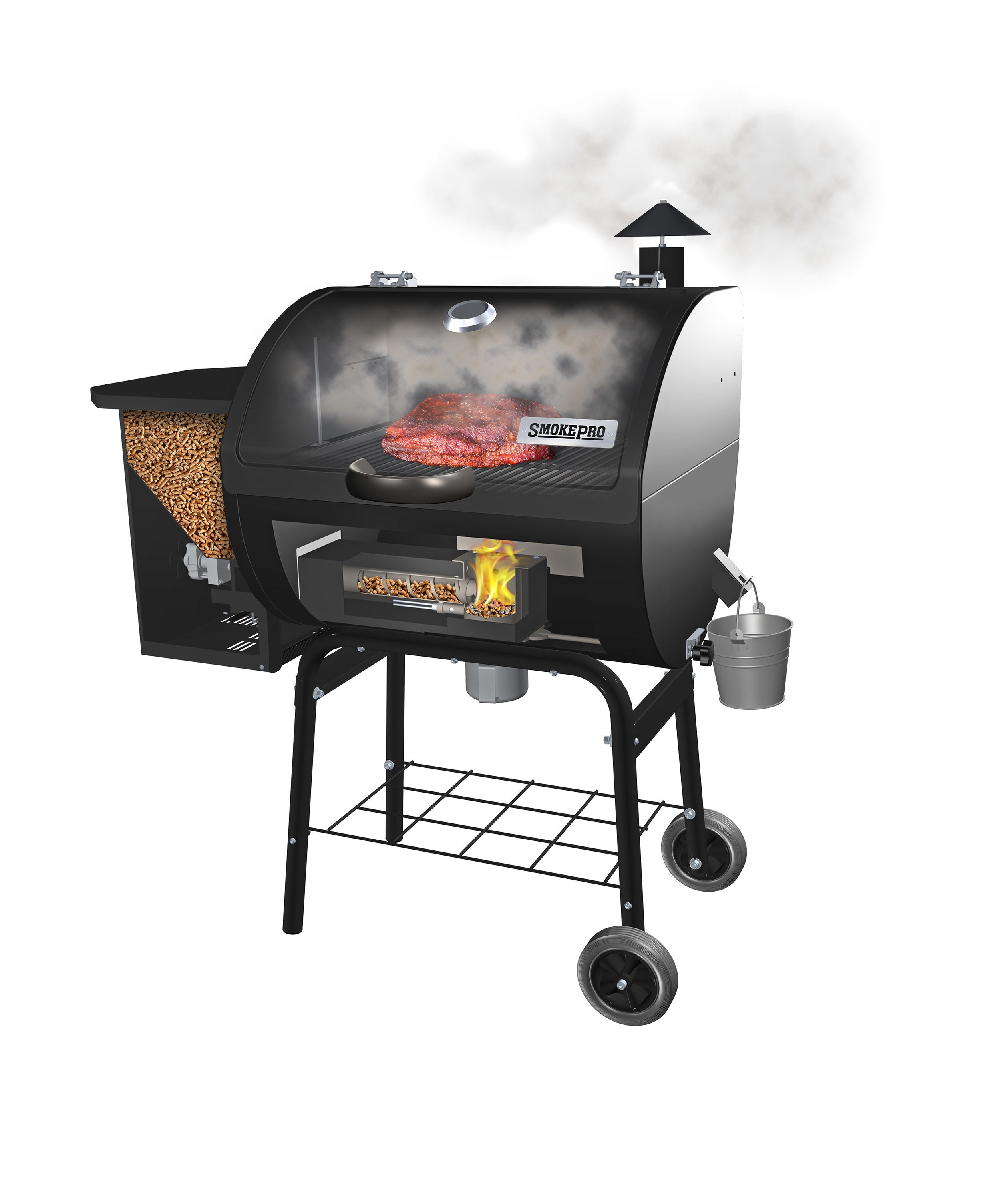 Camp Chef SE24 429 Sq in Black Pellet Grill at Lowes