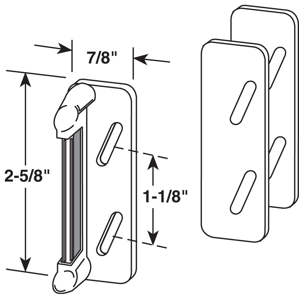 Prime-Line K 5117 Screen-Storm-Door-Hinges - View #2