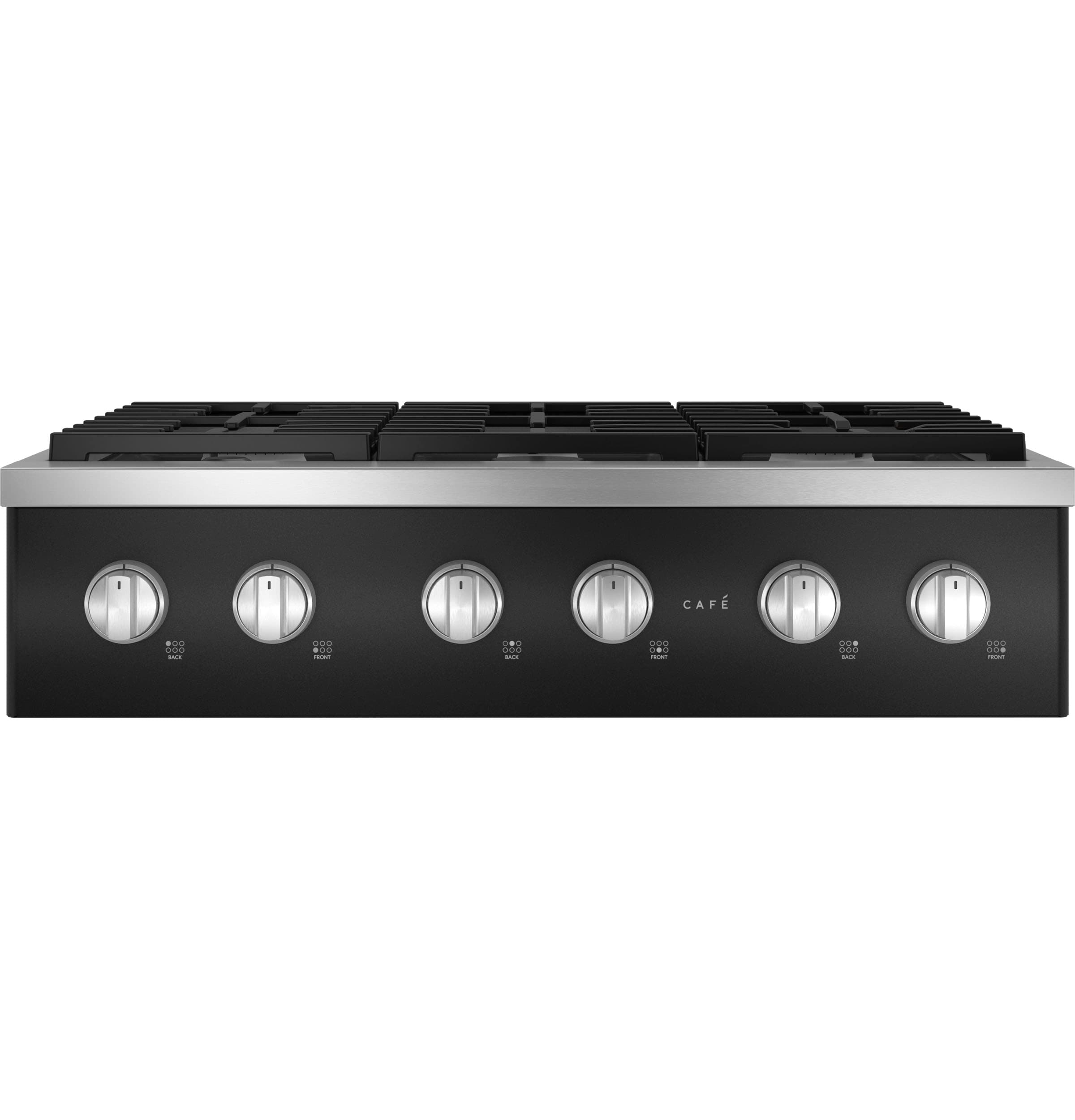 Cafe CGU366P3TD1 36-in 6 burners Black Gas Cooktop