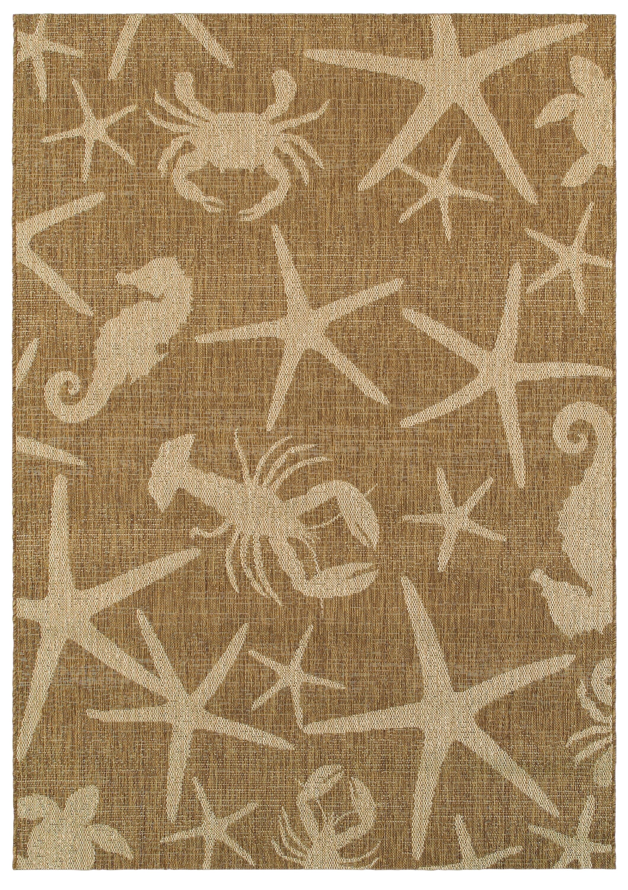 Garden Treasures 31301675-5X7 Sumburg 5 x 7 Grain/Chestnut Animal Print Area Rug