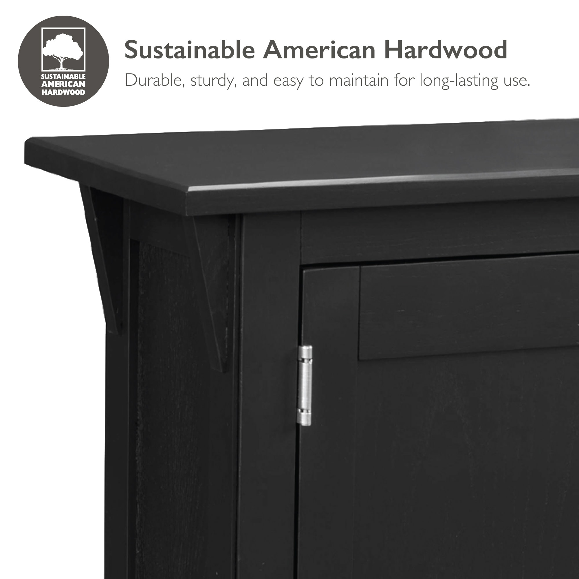 Leick Home Favorite finds Casual Black Console Table in the Console ...