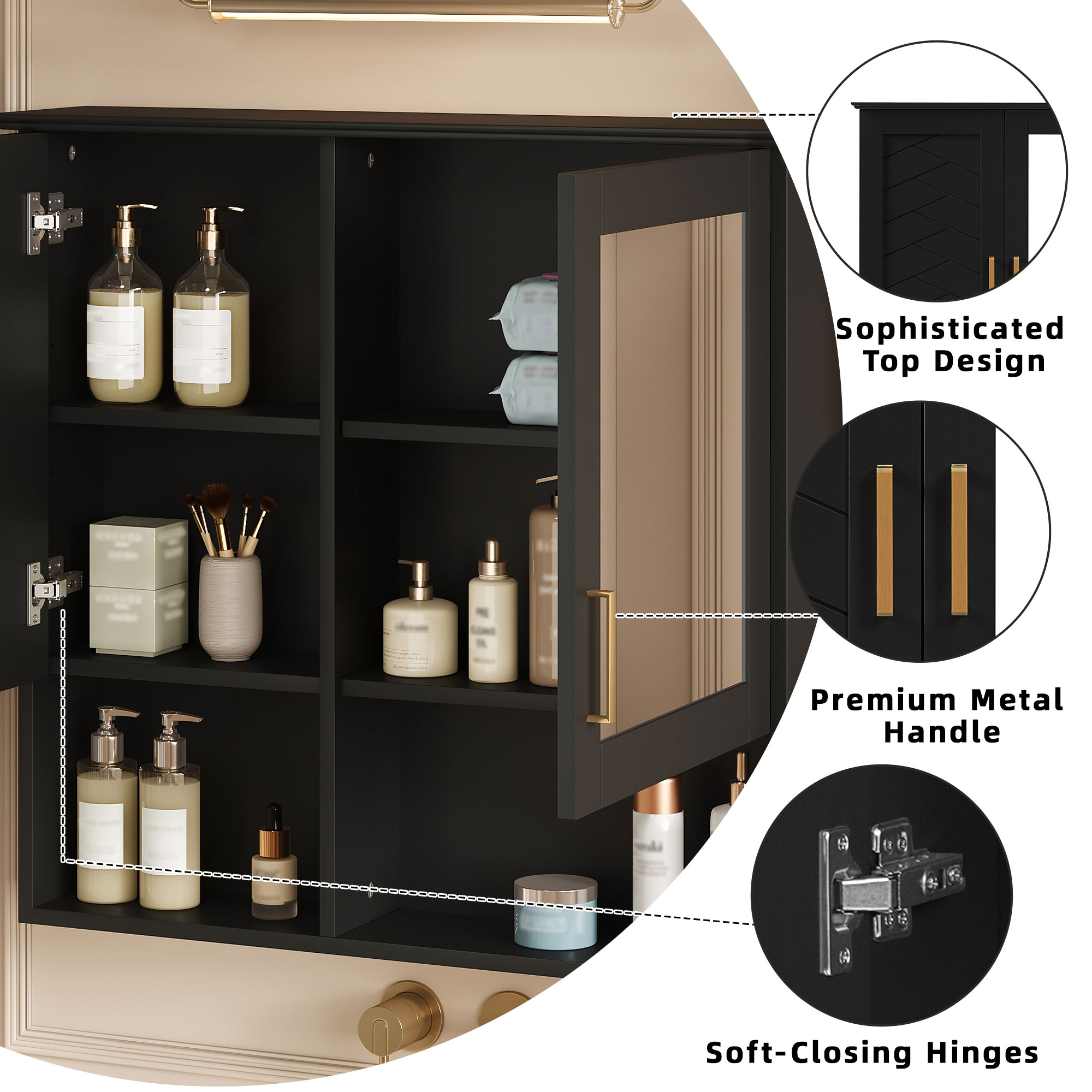 Forclover FSC-W1435P194675 Bathroom-Medicine-Cabinets - View #6