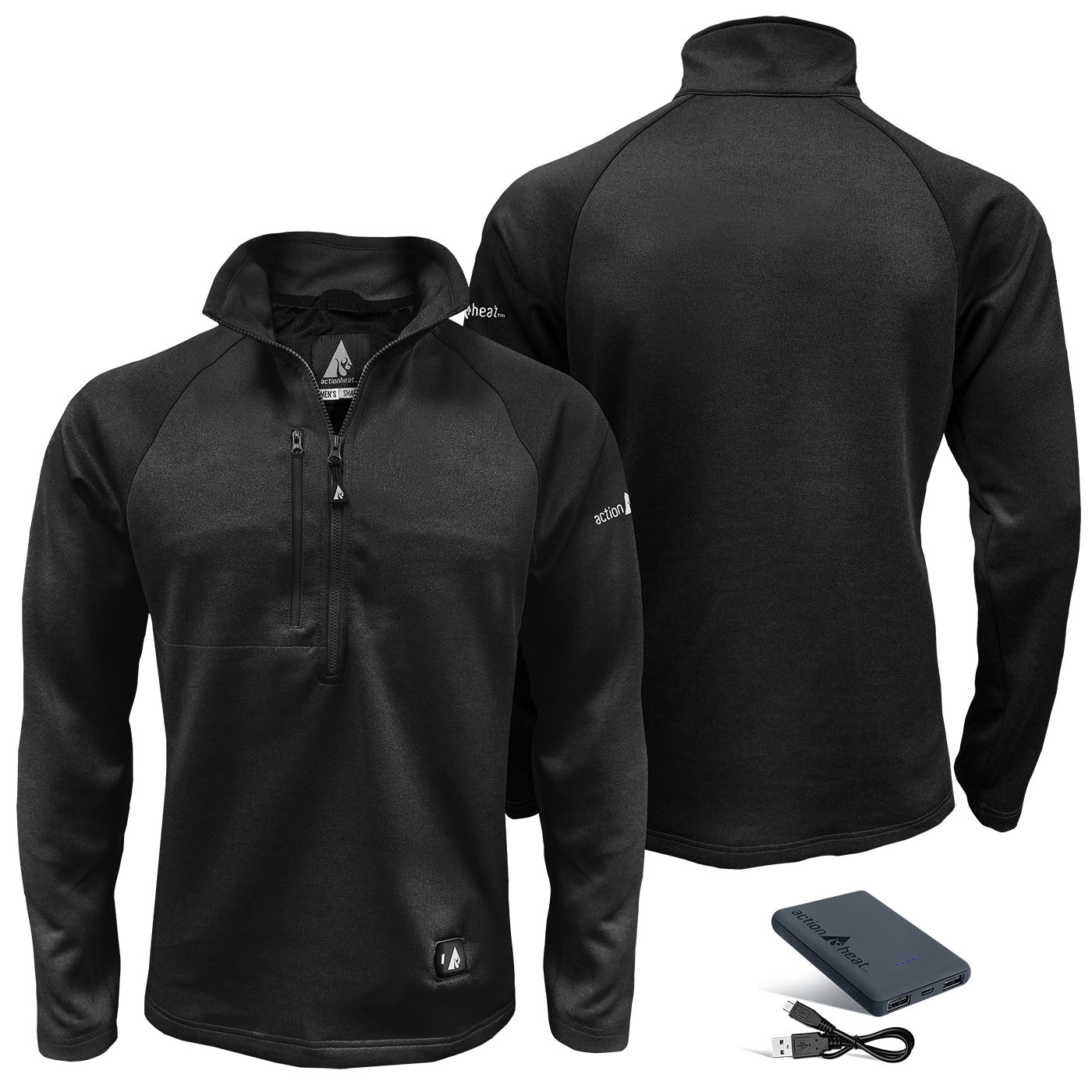 ActionHeat AH-ZTOP-5V-M-BK-M Tops-Shirts - View #4