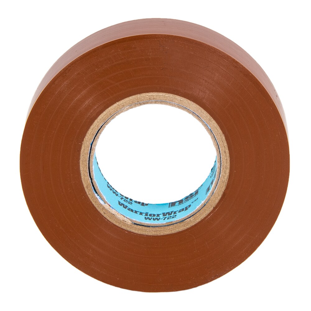 WarriorWrap 0.75-in x 66-ft Vinyl Electrical Tape Brown in the