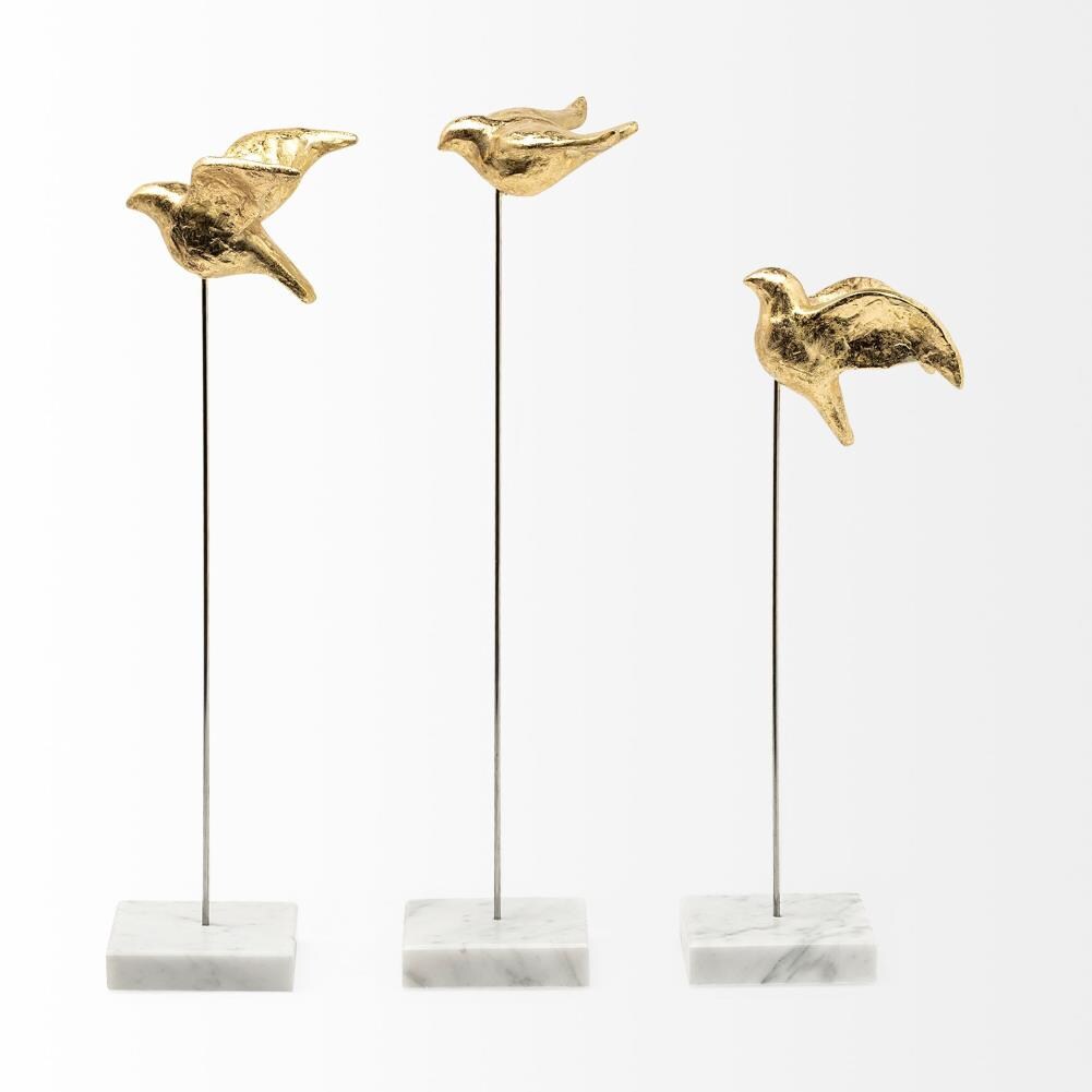 Mercana 68930 Gold Metal Coastal Decorative object