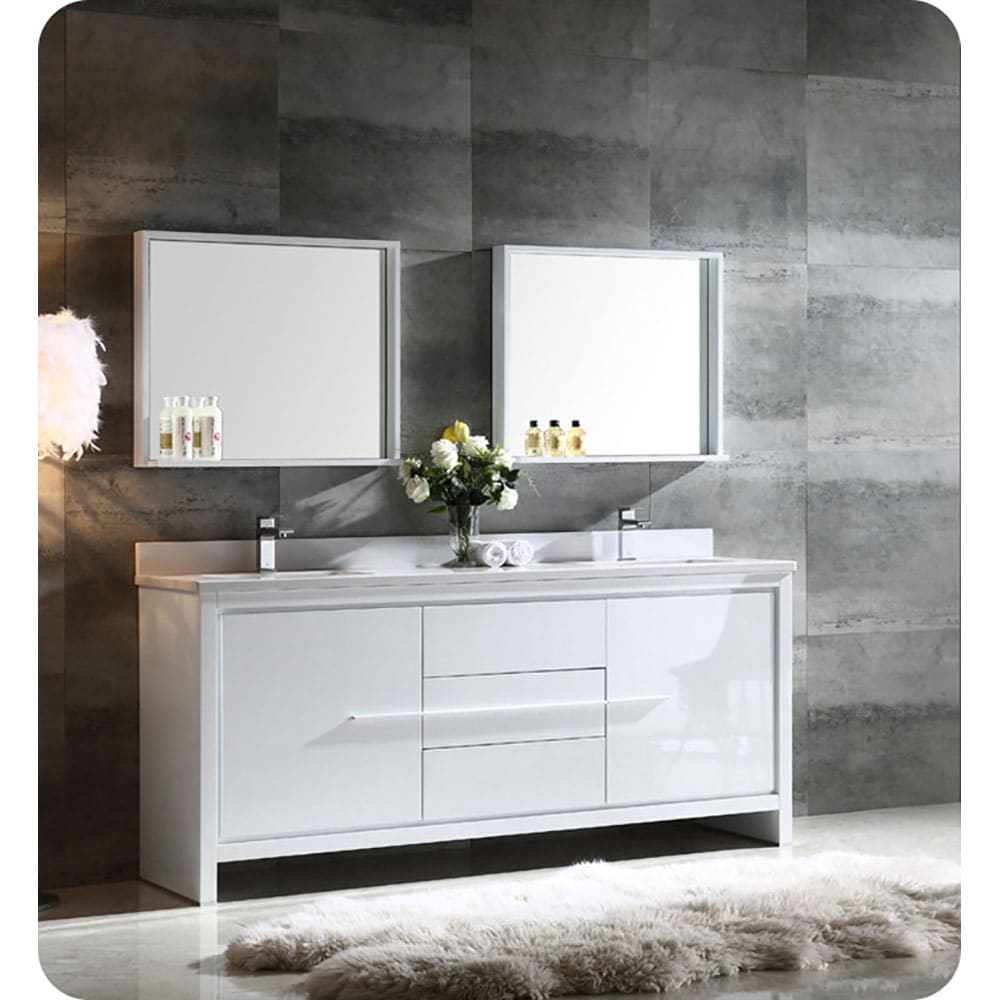 Fresca FCB8172WH-CWH-U Bath-Vanity-Combo - View #9
