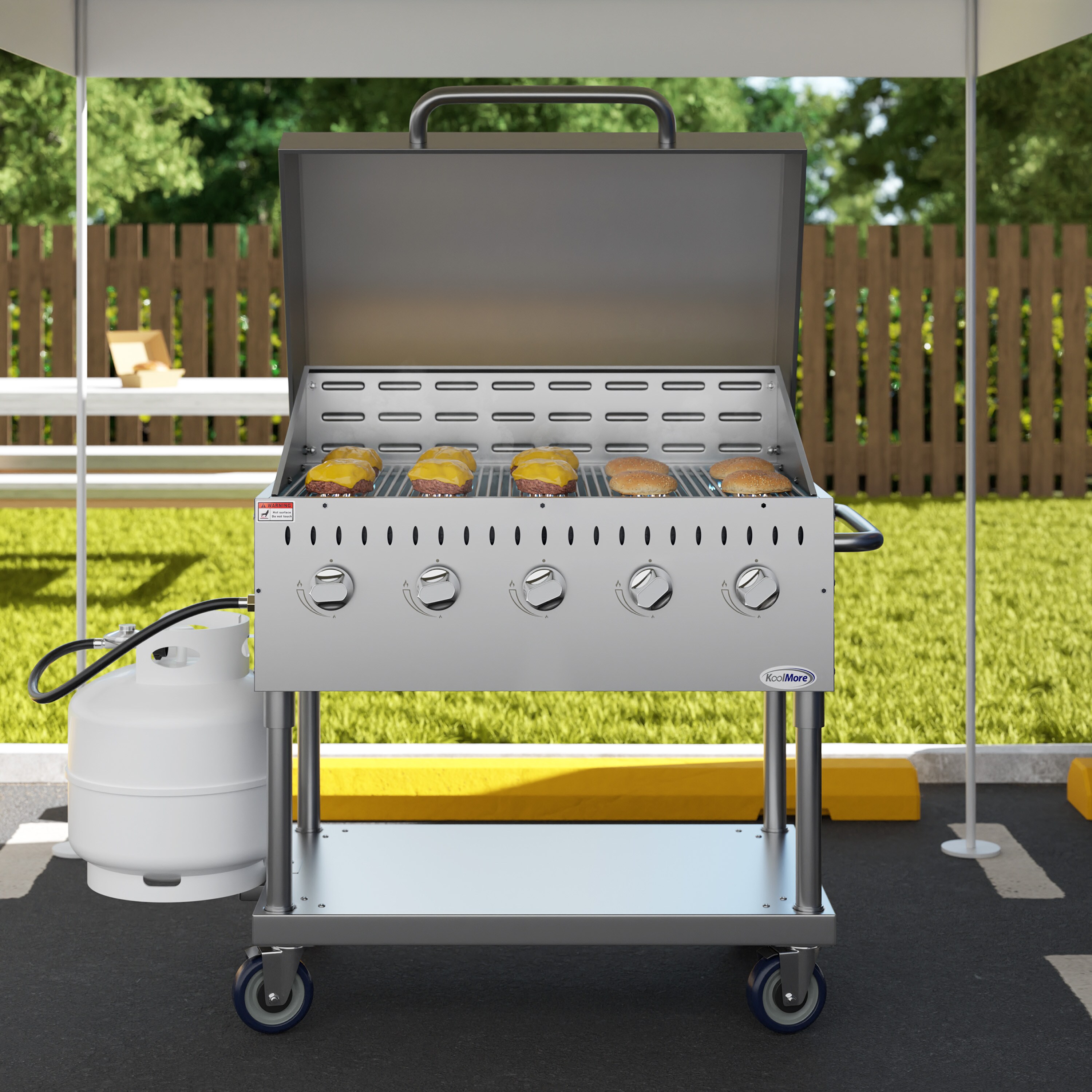 KoolMore LOW-CGKIT3-36D Gas-Grill - View #2