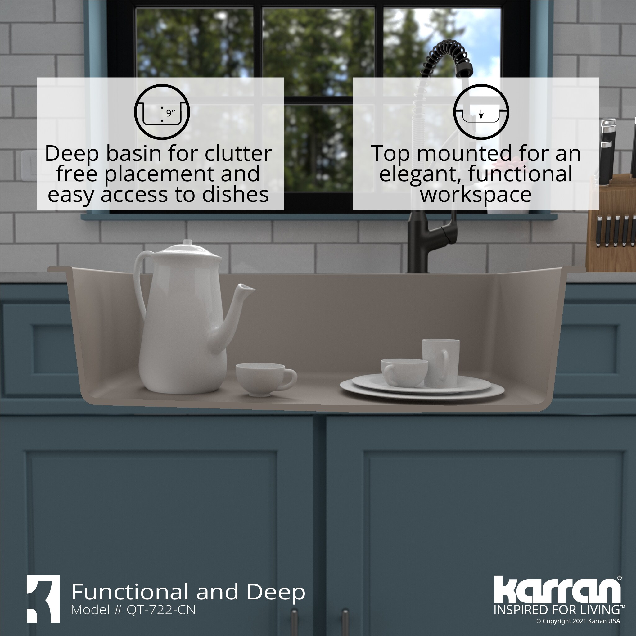 Karran QT-722-CN-PK1 Kitchen-Sinks - View #10