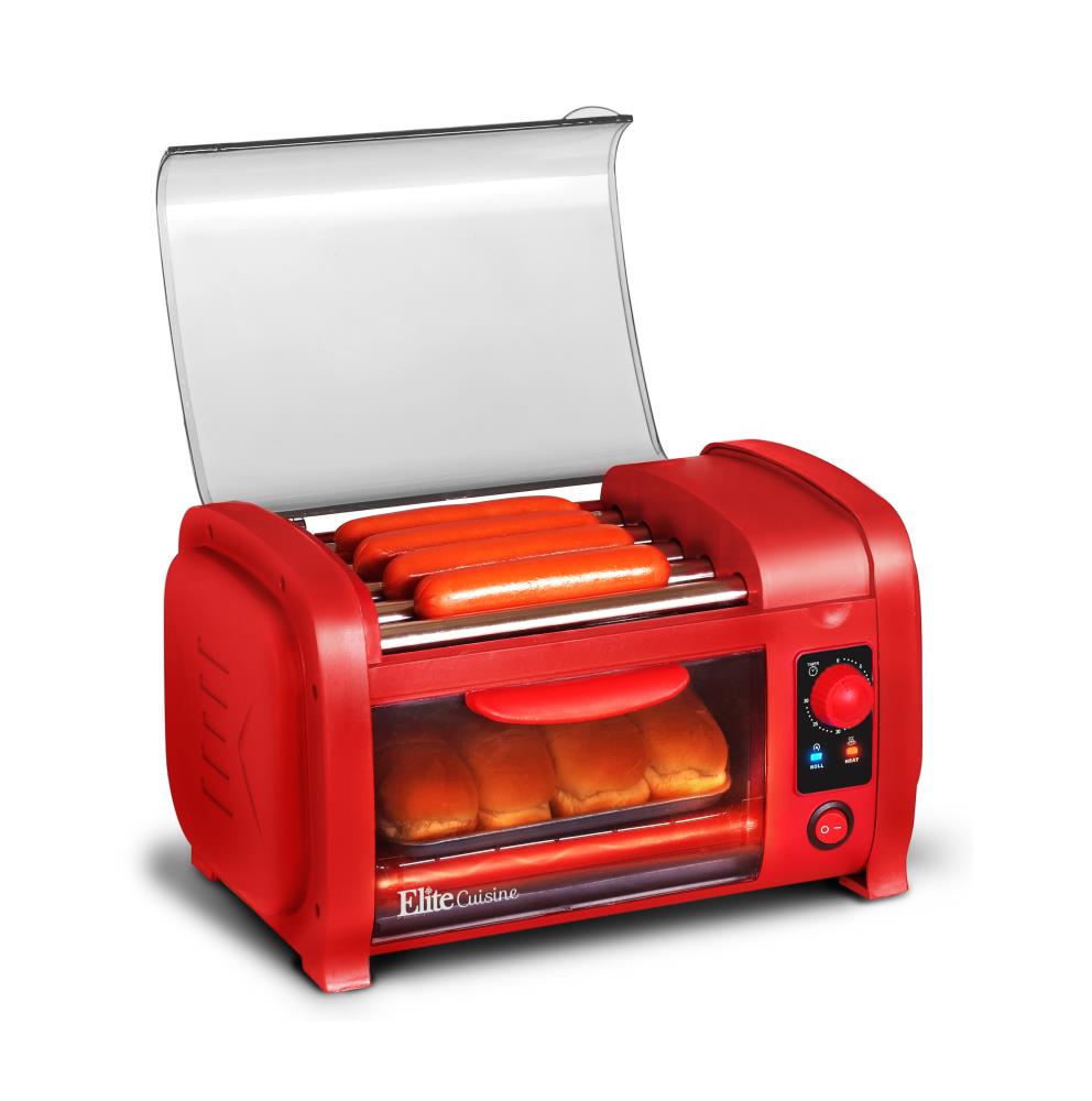 Elite Hot Dog Roller and Toaster Oven, Red at Lowes.com