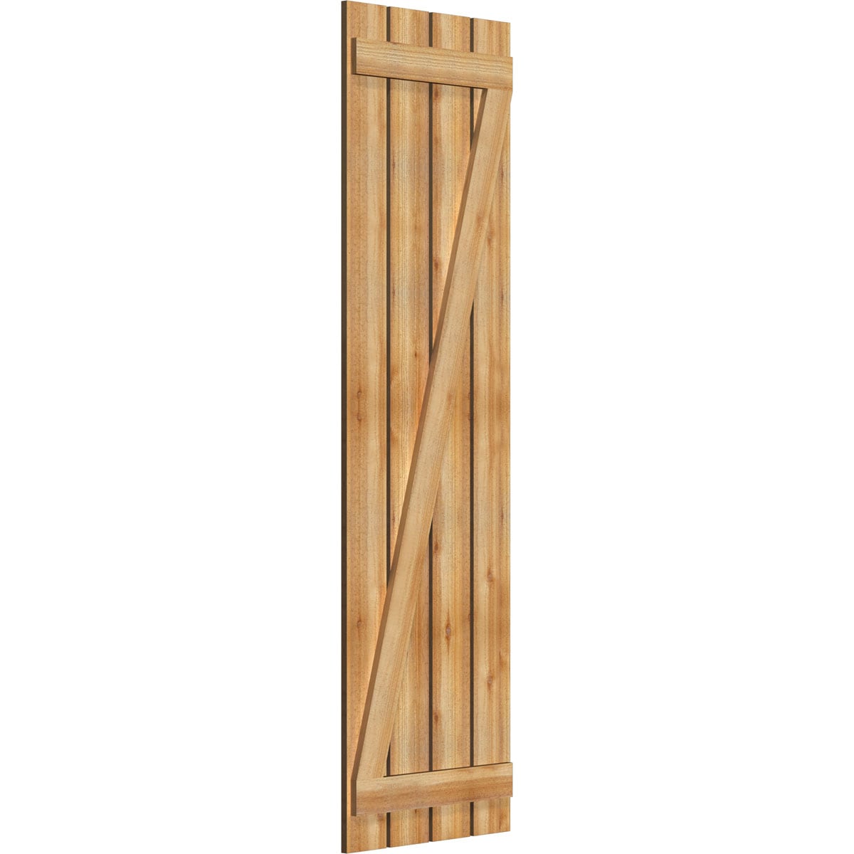 Ekena Millwork RBS06Z23X080RWR Exterior-Shutters - View #2