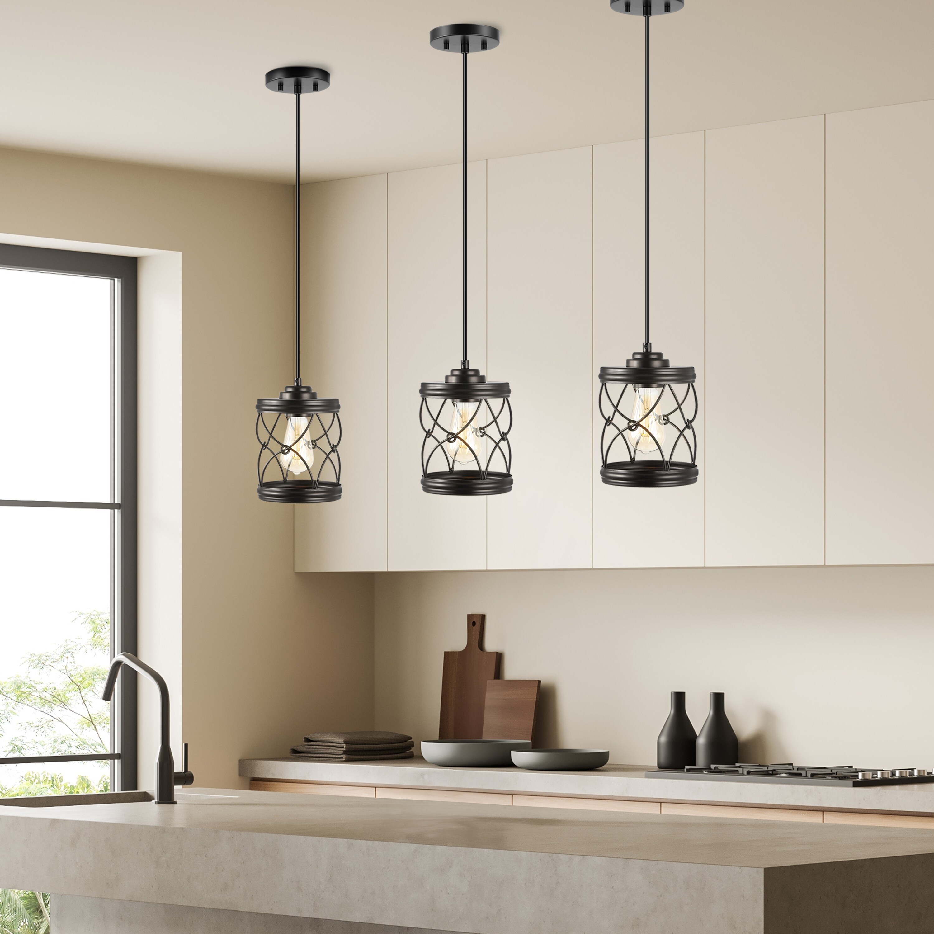 JONATHAN  Y JYL7909B-SET3 Pendant-Lights - View #4