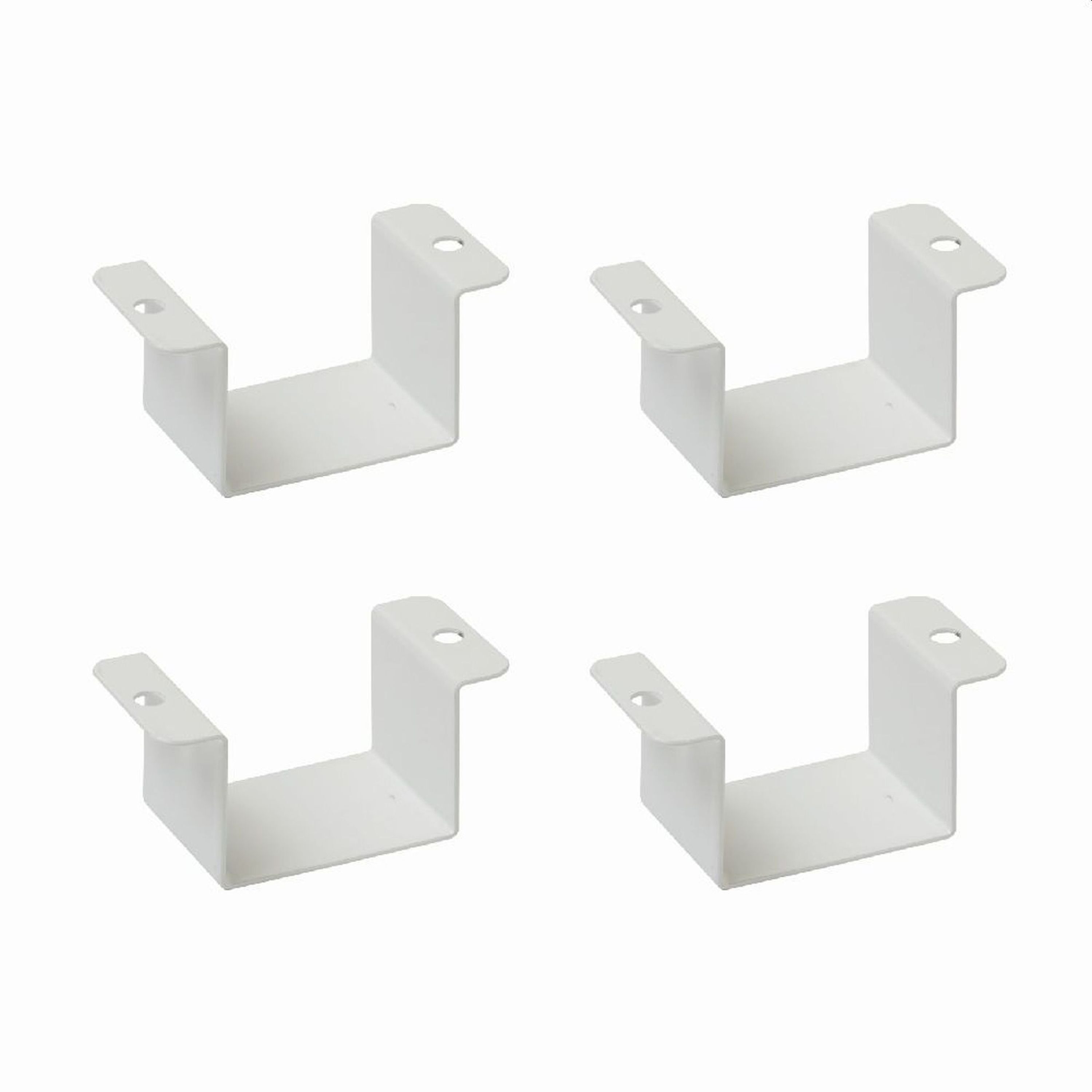 Fortress Building Products 51500071 3.23-in x 2.44-in White Aluminum Line connector 4 -Pack