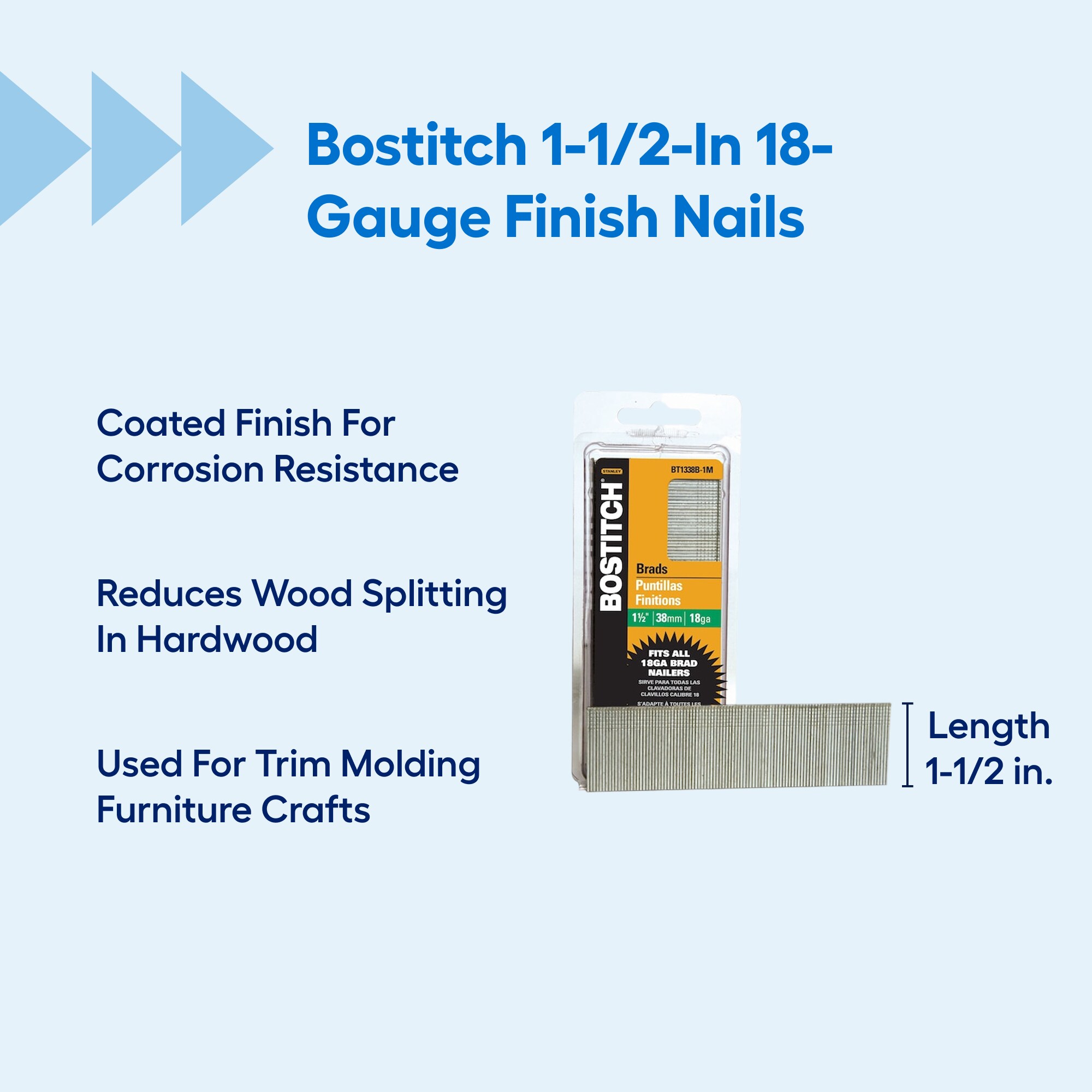 Bostitch BT1338B-1M Brads-And-Finish-Nails - View #2