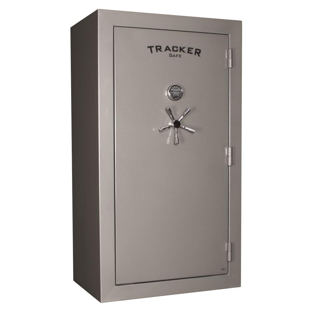 TS 45-Gun Fireproof Electronic/Keypad Gun Safe in Gray | - Tracker Safe TS45-ESR-GRY