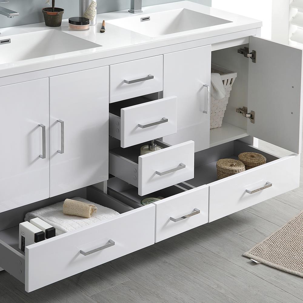 Fresca FCB9460WH-D-I Bath-Vanity-Combo - View #6