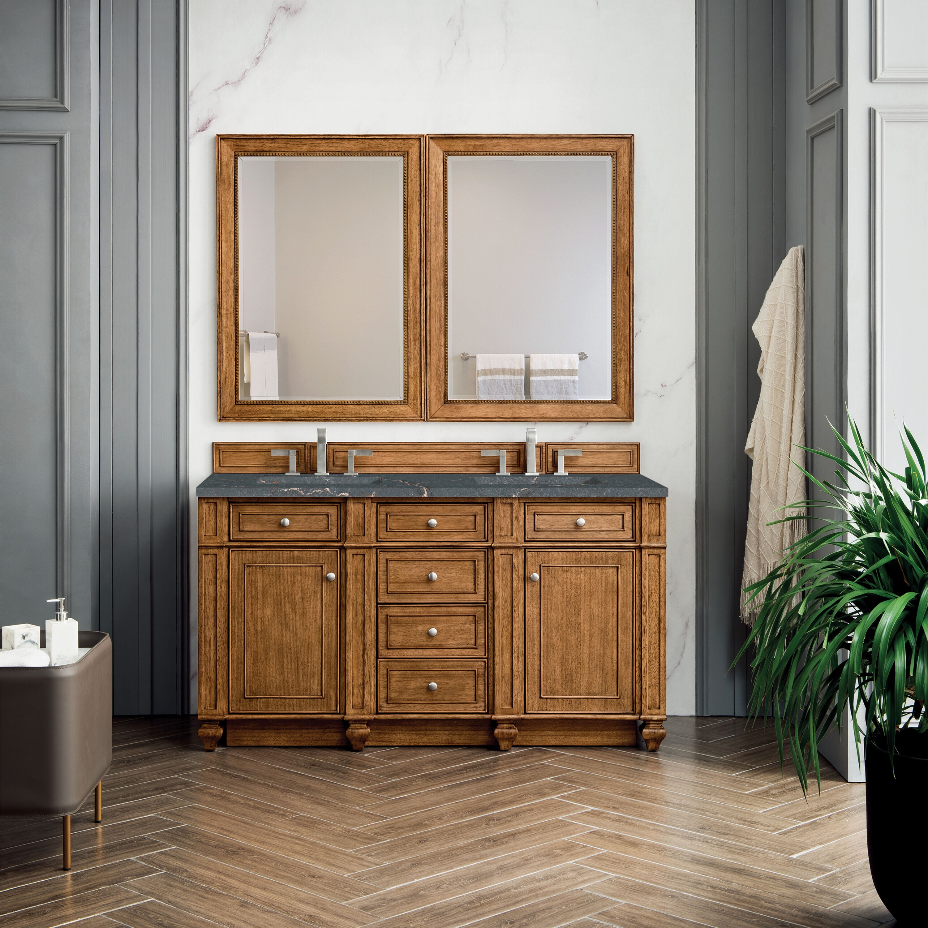 James Martin Vanities 157-V60D-SBR-FPBL Bath-Vanity-Combo - View #5