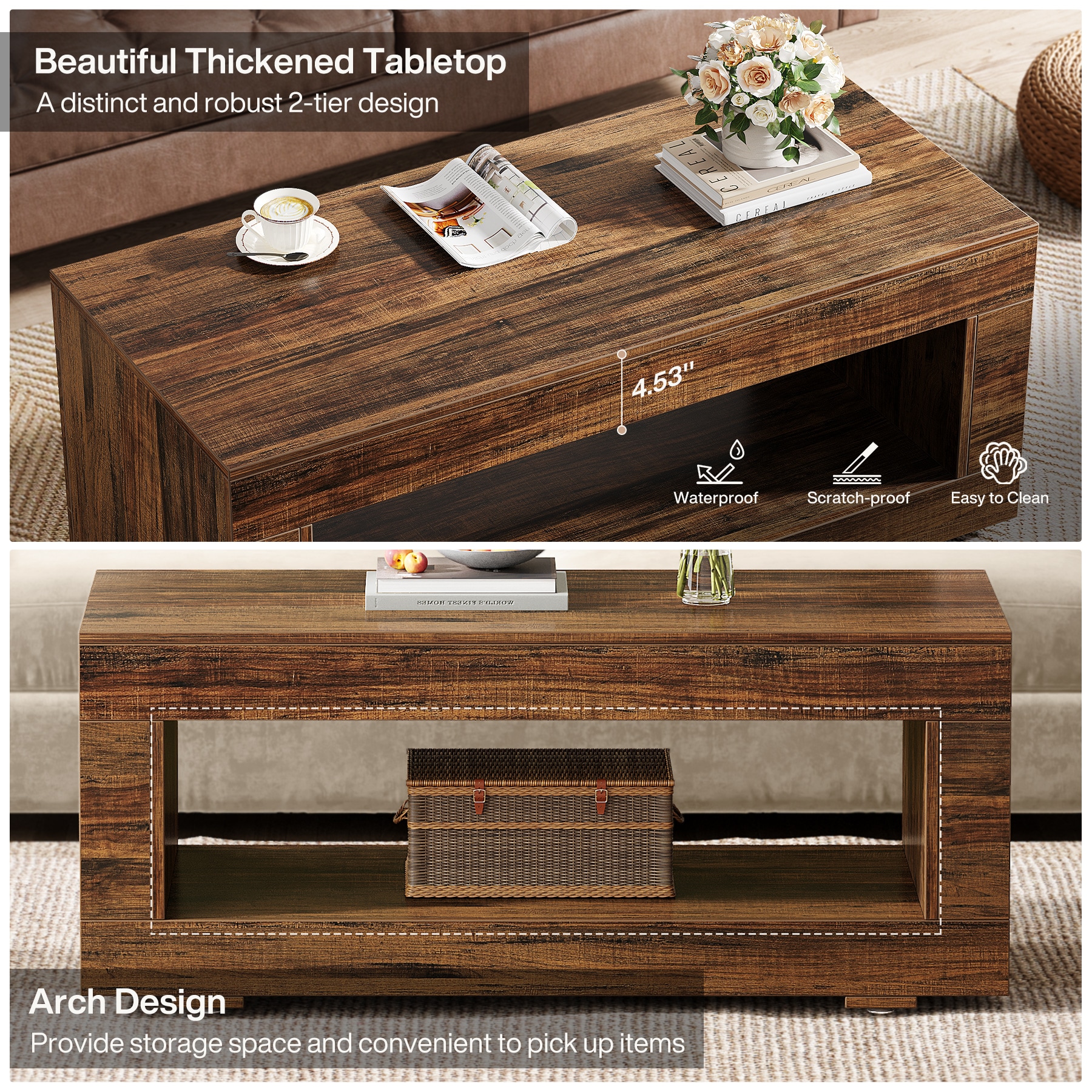 Tribesigns LWFD-JW0892 Coffee-Tables - View #4