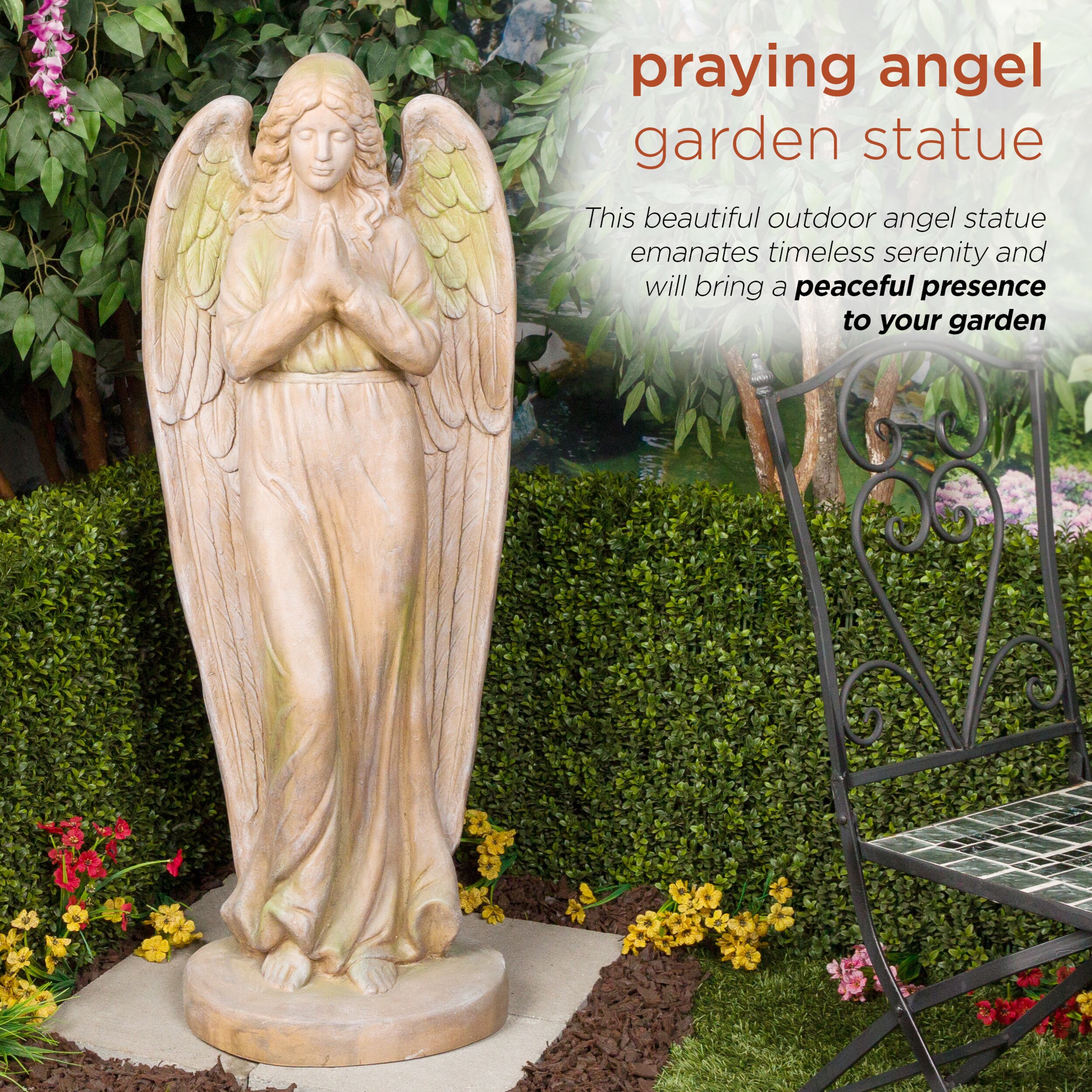 Alpine Corporation QFC101-201 Garden-Statue - View #10