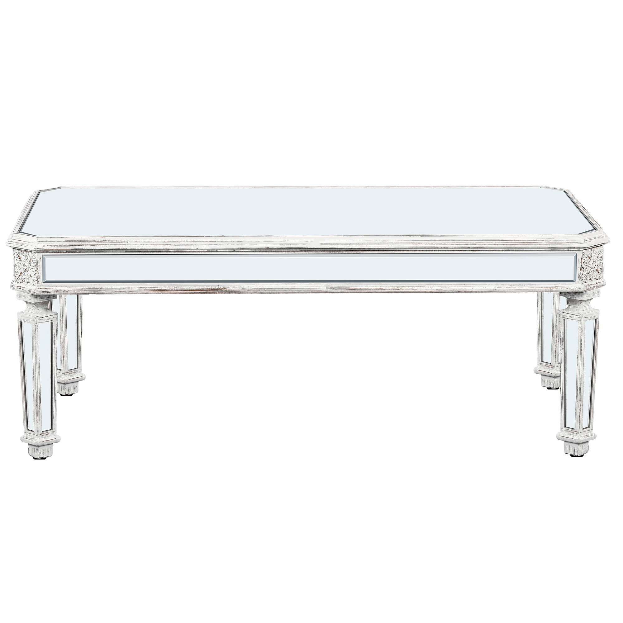Bybafun YD2400046 Finished Mirror Modern Coffee Table