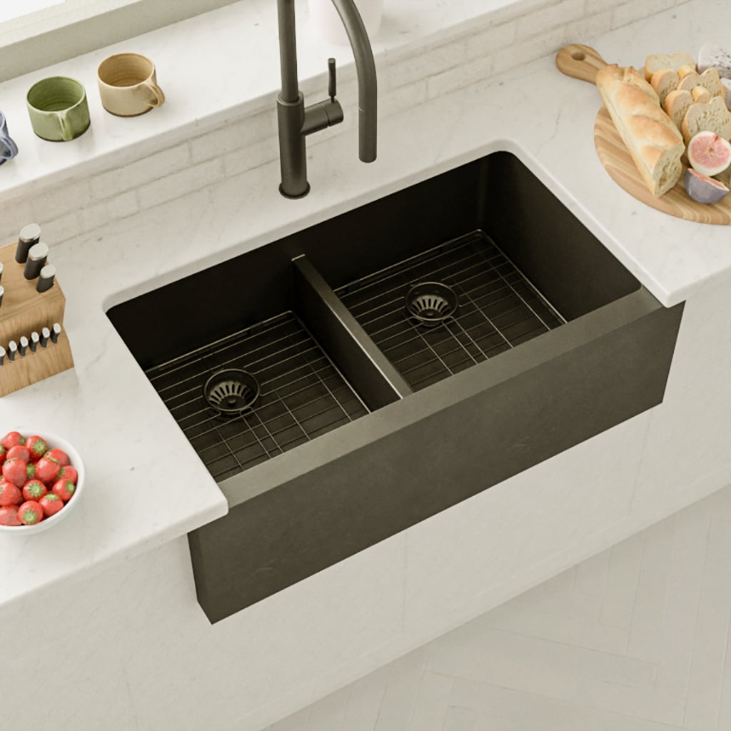 Valley Bath and Kitchen SYLVAN3320ADBGM Kitchen-Sinks - View #6