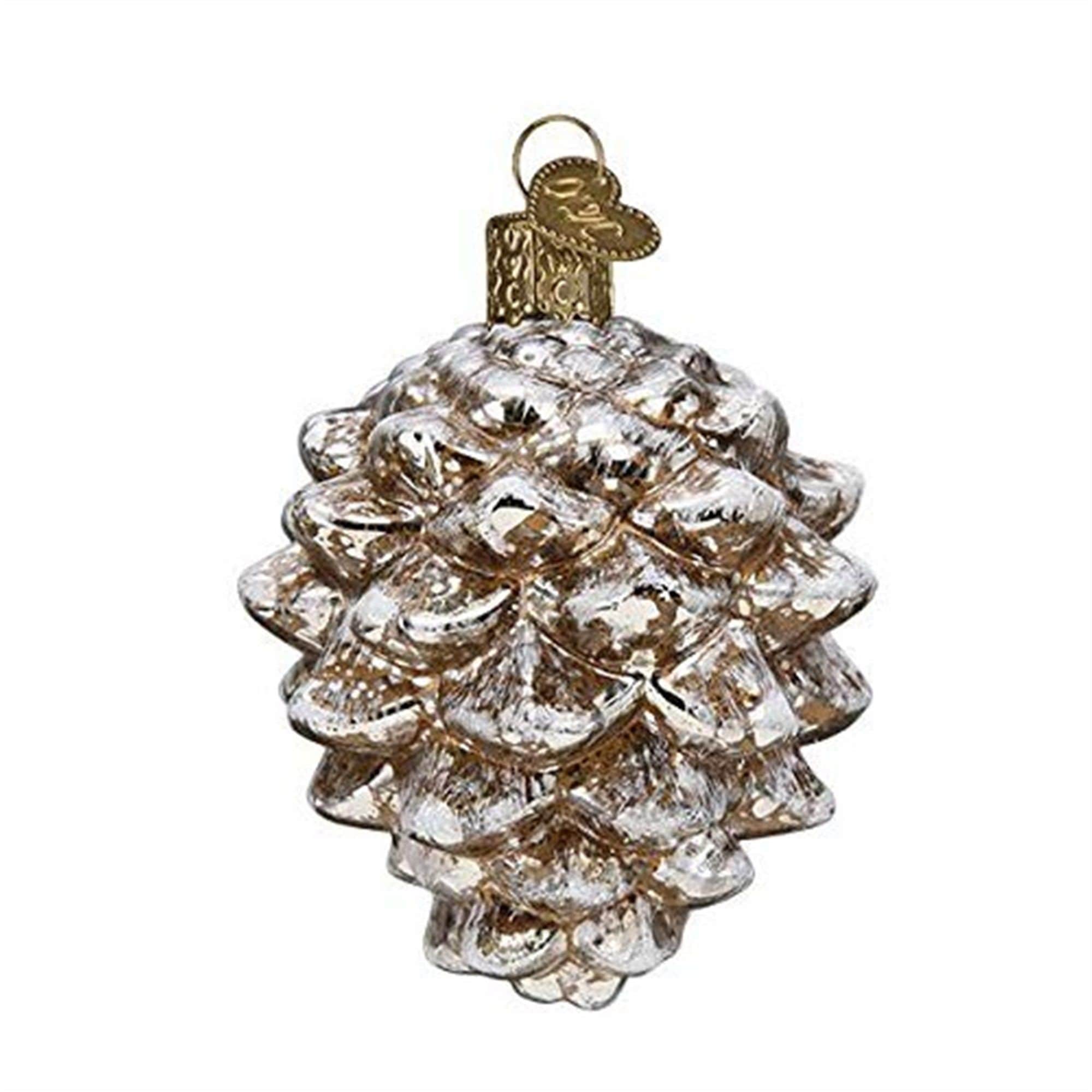Old World Christmas 729343510143 Blown Glass Ornament for Christmas Tree - Vintage Hanging Pinecone