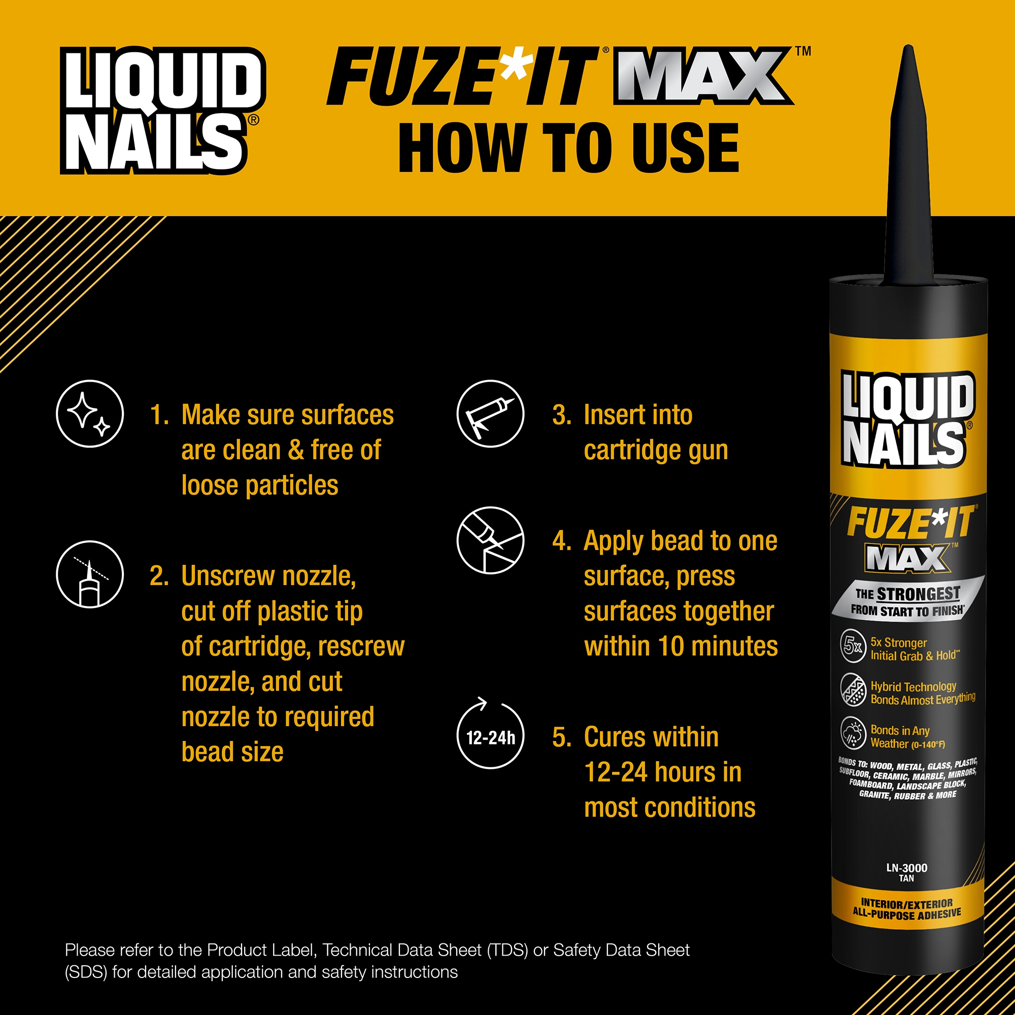 LIQUID NAILS LN-3000 Construction-Adhesive - View #4