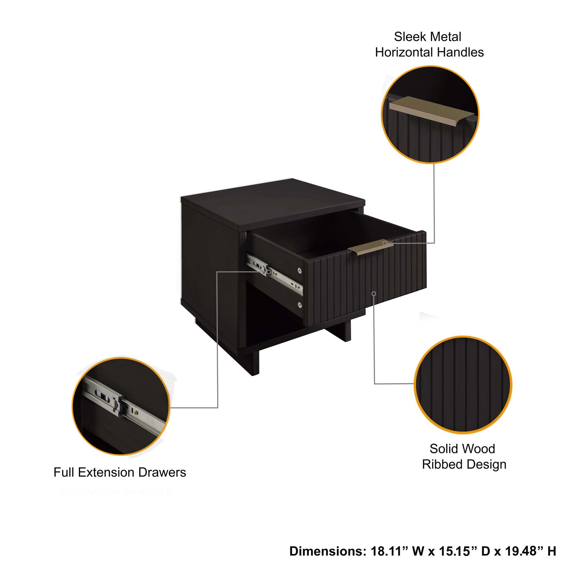 Manhattan Comfort NS-5002 nightstands - View #4